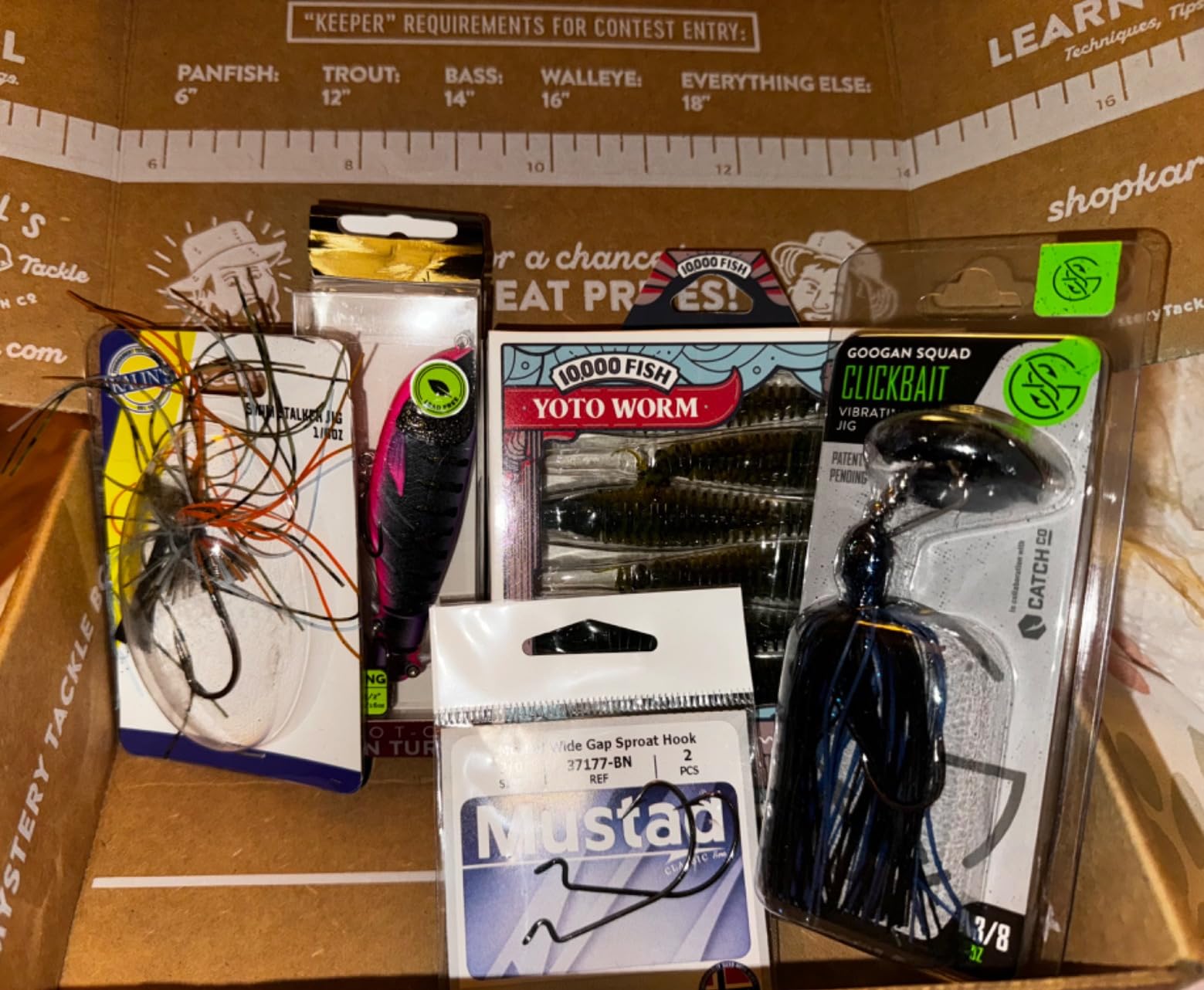 Mystery Tackle Box Freshwater Bass Fishing Kit | Largemouth and Smallmouth Bass, Fishing Gift customer photo 2