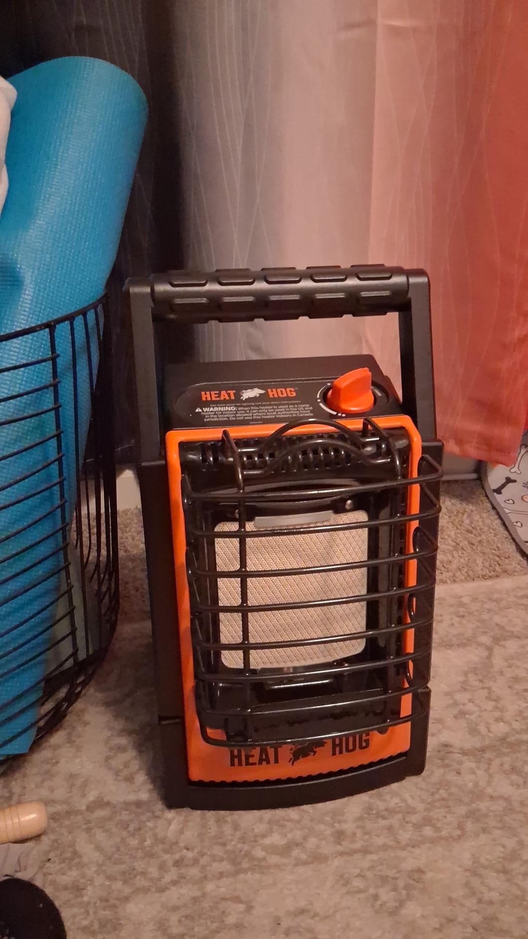 Heat Hog 9,000 BTU Portable Propane Radiant Space Heater, Indoor, Outdoor, Garage, Camping, Outdoor Sports, Boating, RVs, Tiltable Design, Gas Powered customer photo 2