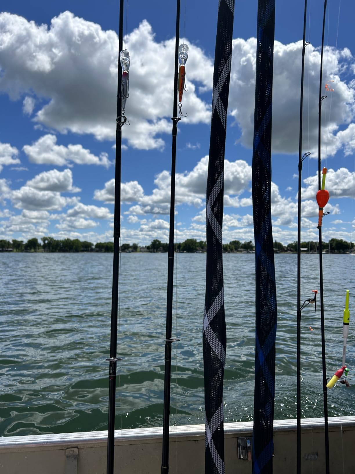 SF Fishing Rod Sock Fishing Rod Sleeve Rod Cover Braided Mesh Rod Protector Pole Gloves Fishing Tools for Spinning Fishing Rod,Casting Rod,Musky Rod, Ice Rod, Fly Rod, Spey Rod customer photo 1