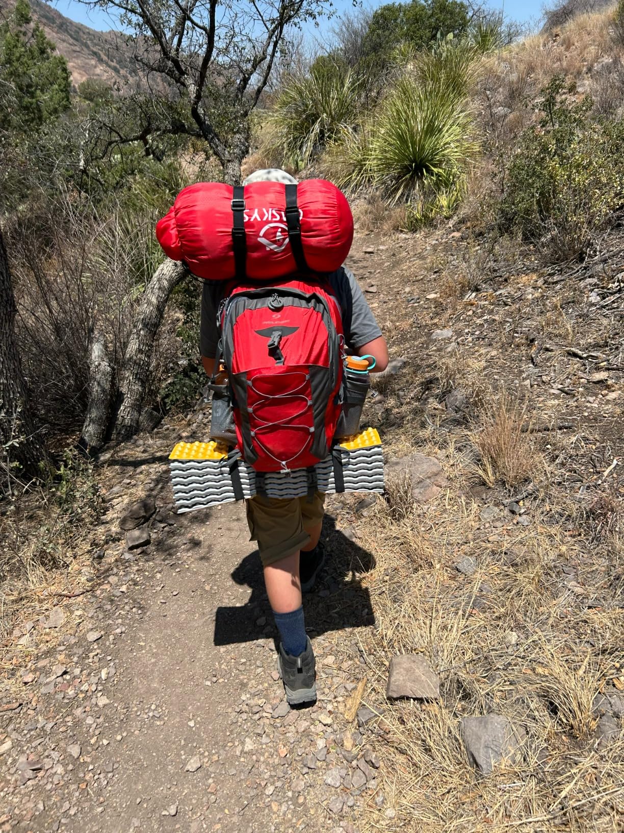 Maelstrom 40L Hiking Backpack, Lightweight Camping Daypack with Rain Cover | Water-Resistant Rip-Stop Nylon, Wet/Dry Separation, Multi-Pockets, Survival Whistle customer photo 2