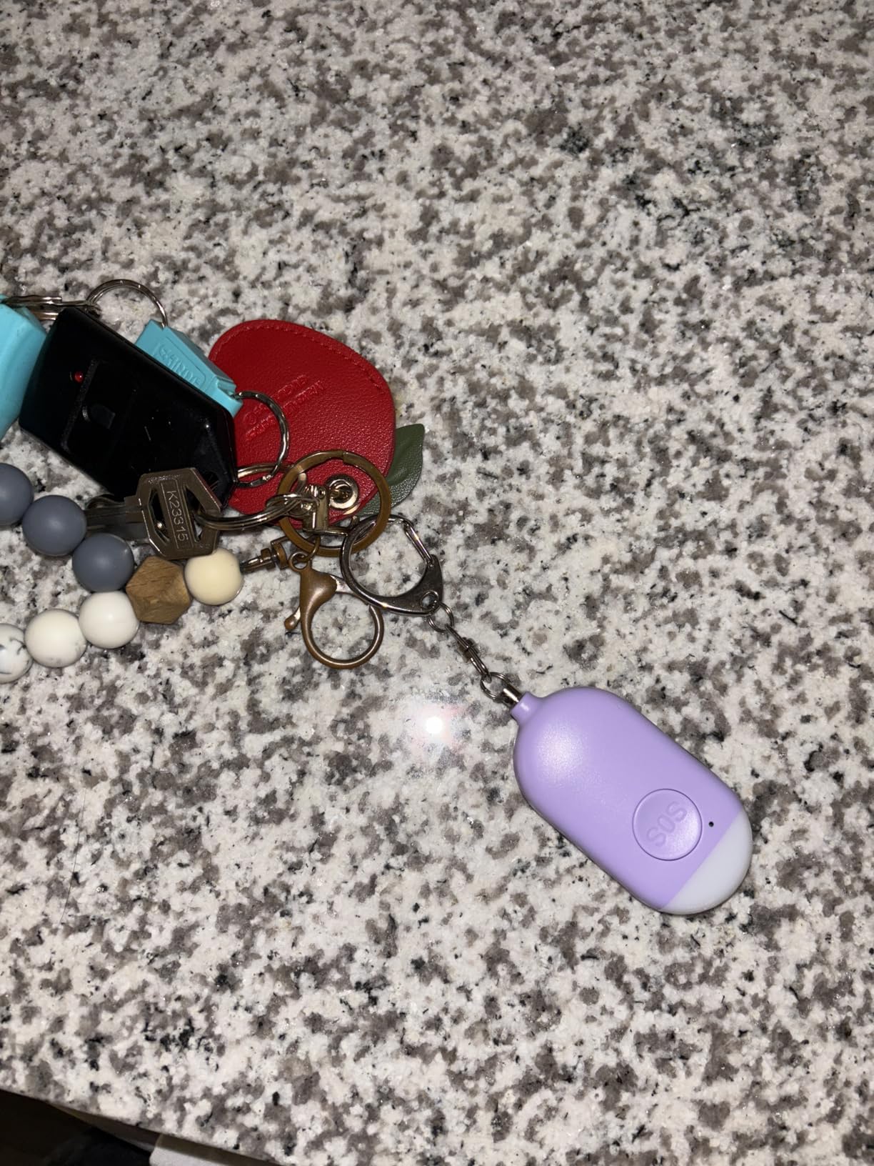 Hion Personal Safety Alarm for Women, Rechargeable 130dB Self Defense Alarm Keychain with LED Flashlight, Emergency Safe Sound Security for Children Elderly College Girls Men, Black customer photo 1