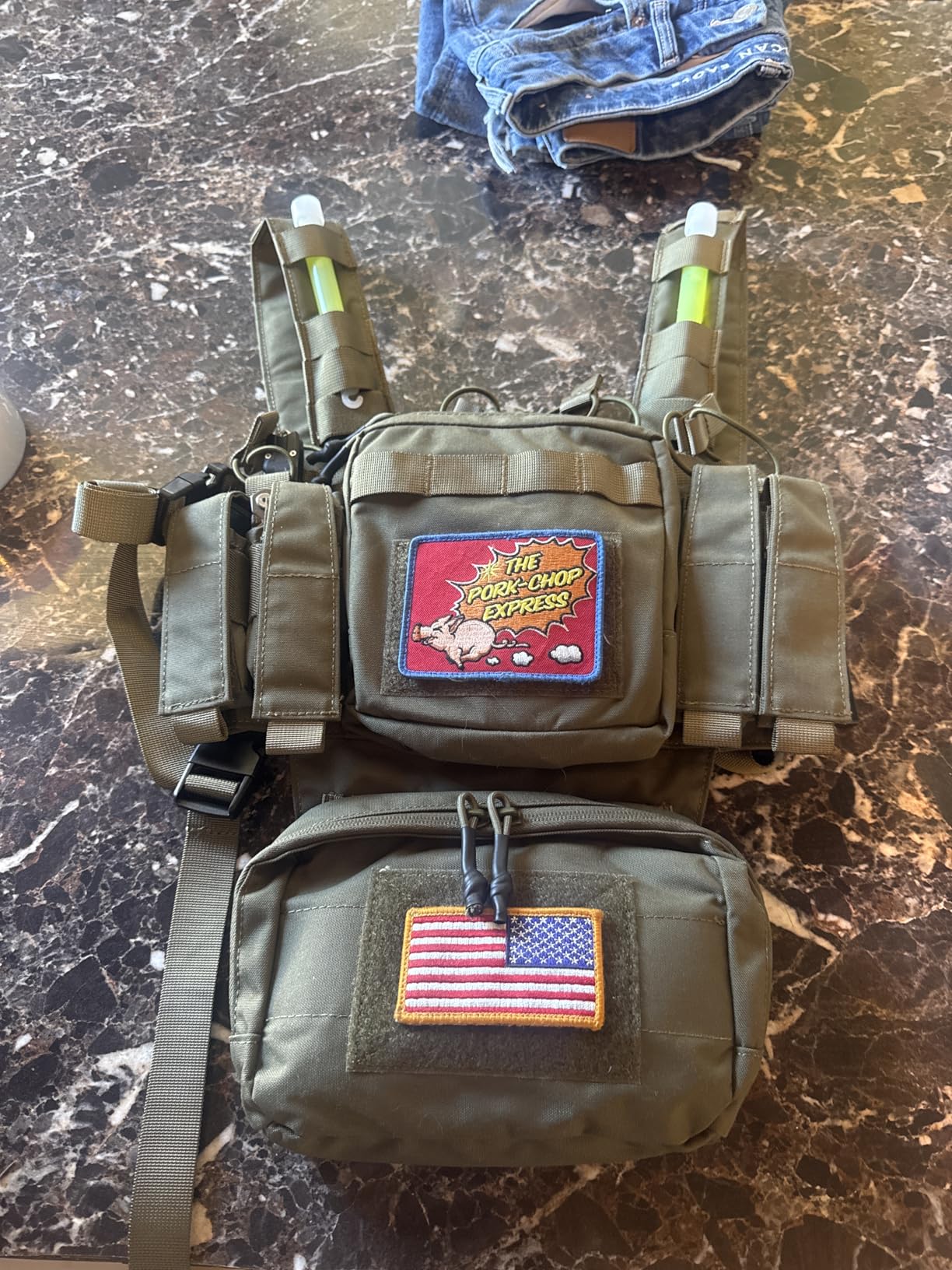 VISMIX Tactical Chest Rig, Adjustable & Detachable Molle Chest Rigs with Mag Pouch customer photo 1