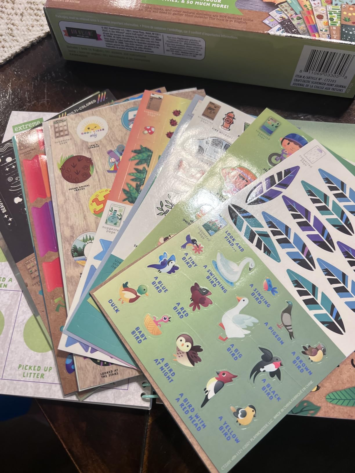 Craft-Tastic Scavenger Hunt Journal - Nature DIY Craft Kit - 32 Page Journal with Over 500 Stickers - Ages 6+ customer photo 2