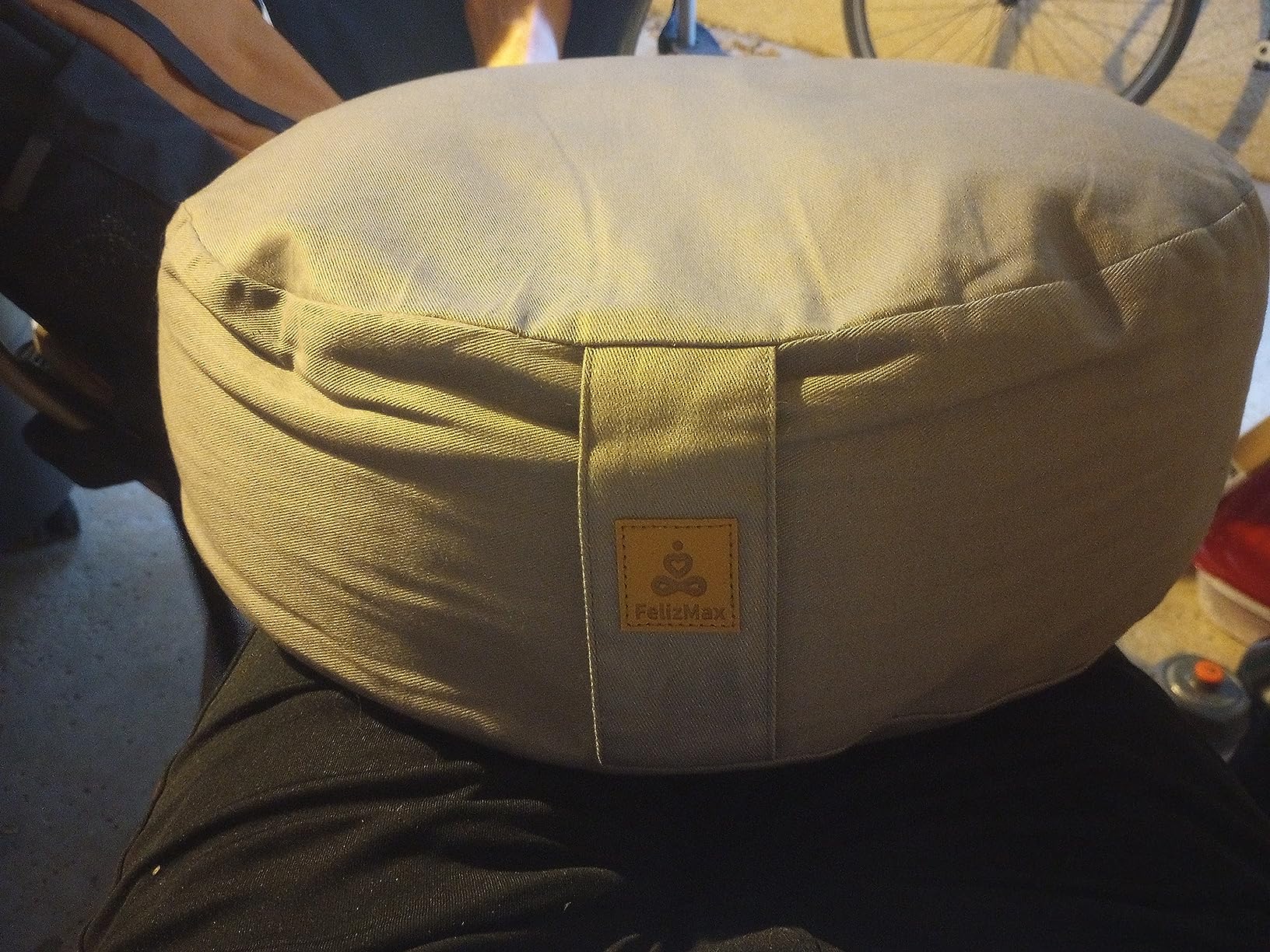 Zafu Buckwheat Meditation Cushion,D=13