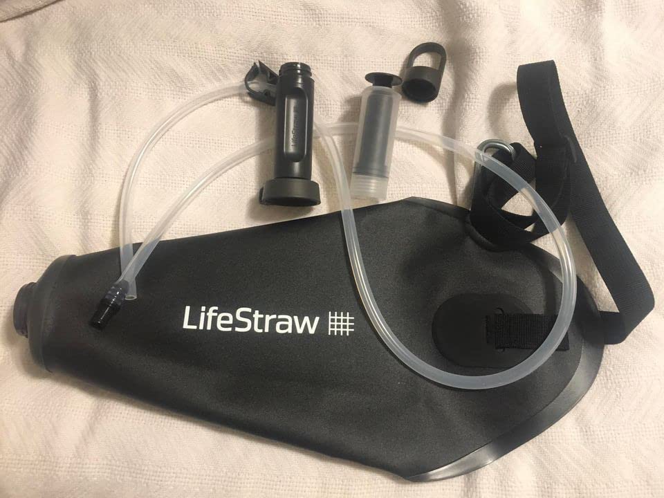 LifeStraw Peak Series - Compact Gravity Water Filter System - 3L for Backpacking, Group Camping, Hiking and Travel, Dark Mountain Gray customer photo 2