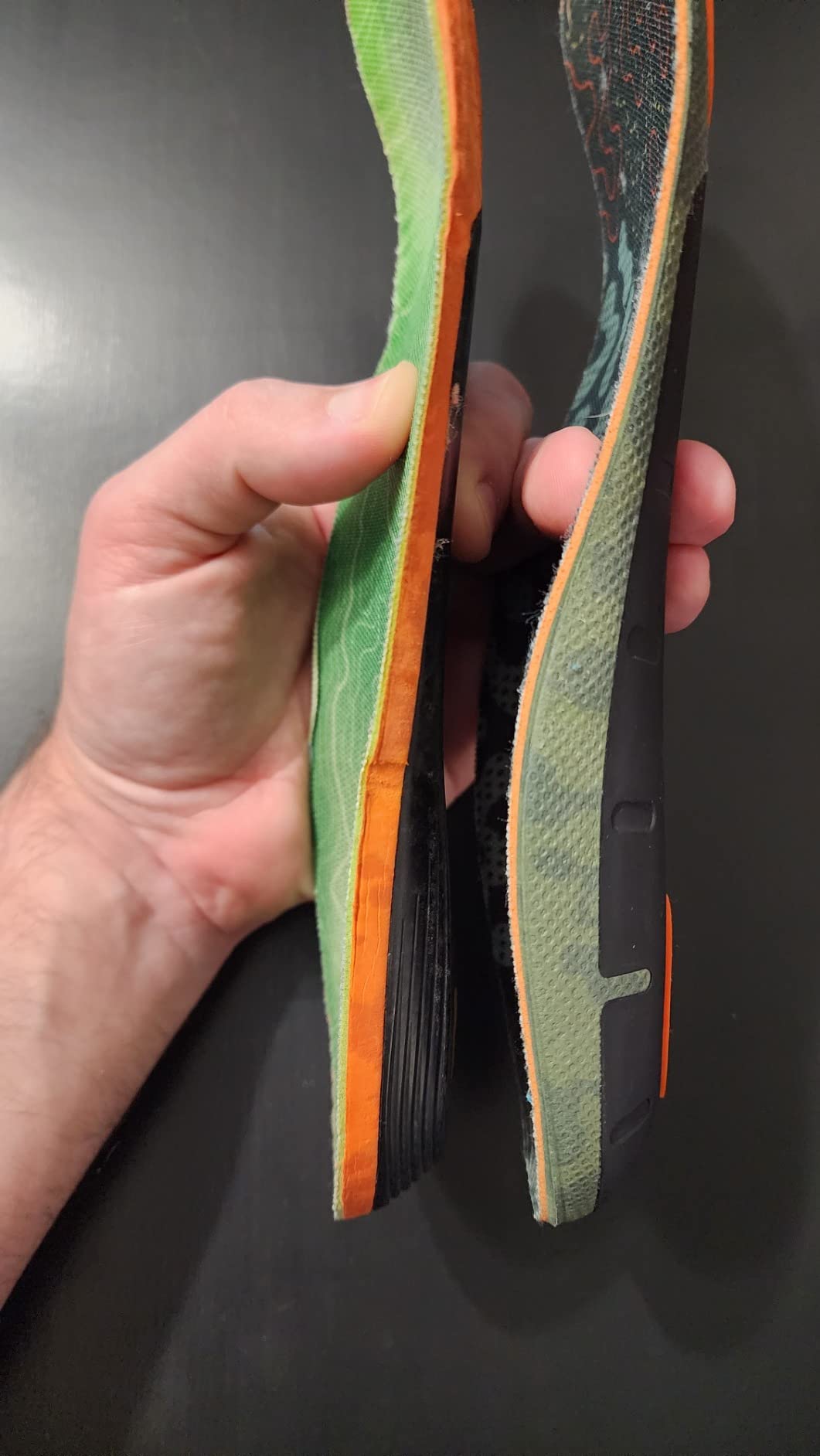 Superfeet Hike Cushion Insoles for Hikers with Medium to High Arch Support & Adaptive Comfort Technology - 9.5-11 Men / 10.5-12 Women customer photo 1