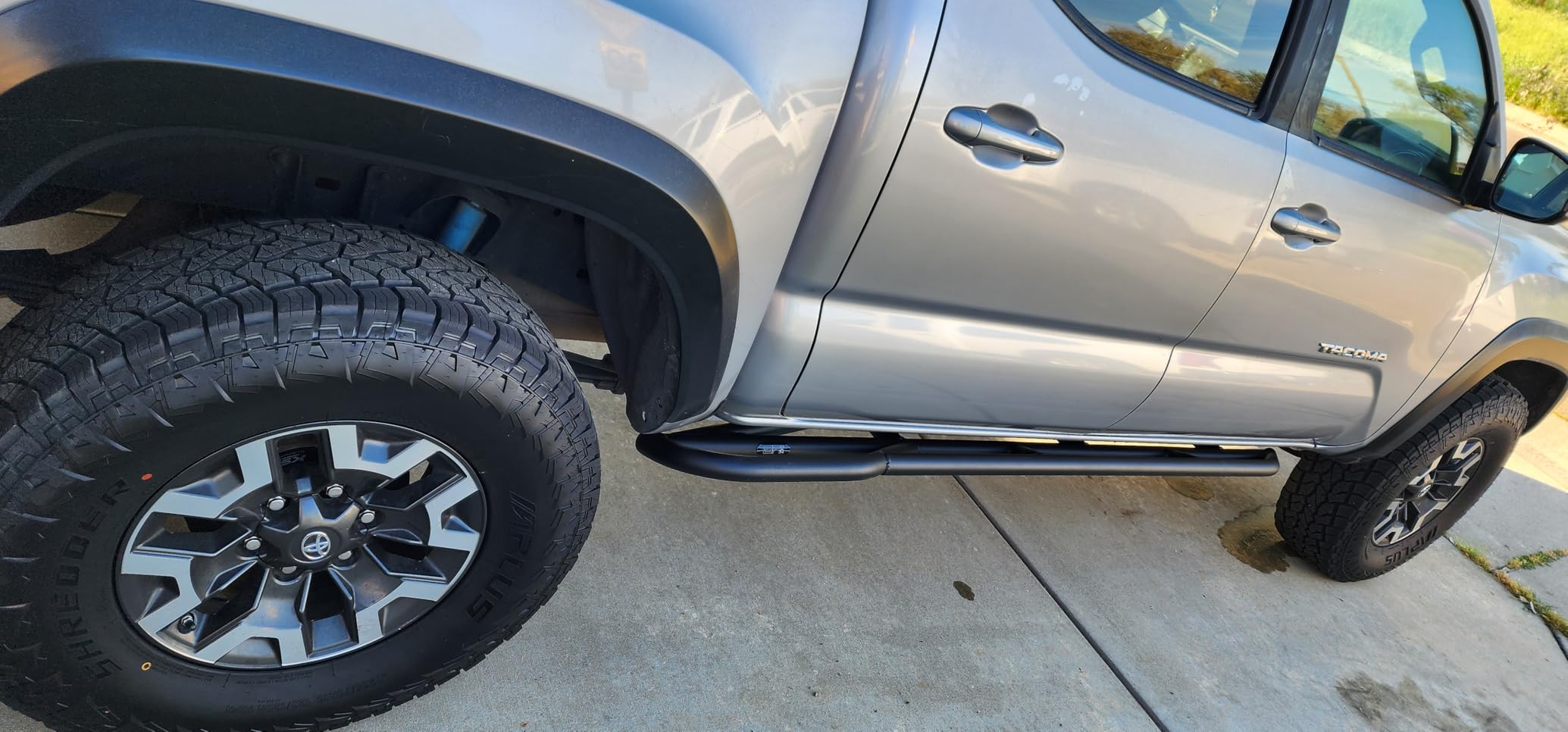Body Armor TC-4125 4x4 Revo Rock Sliders - Compatible with 2005-2022 Toyota Tacoma Double Cab Short Bed, Black customer photo 1