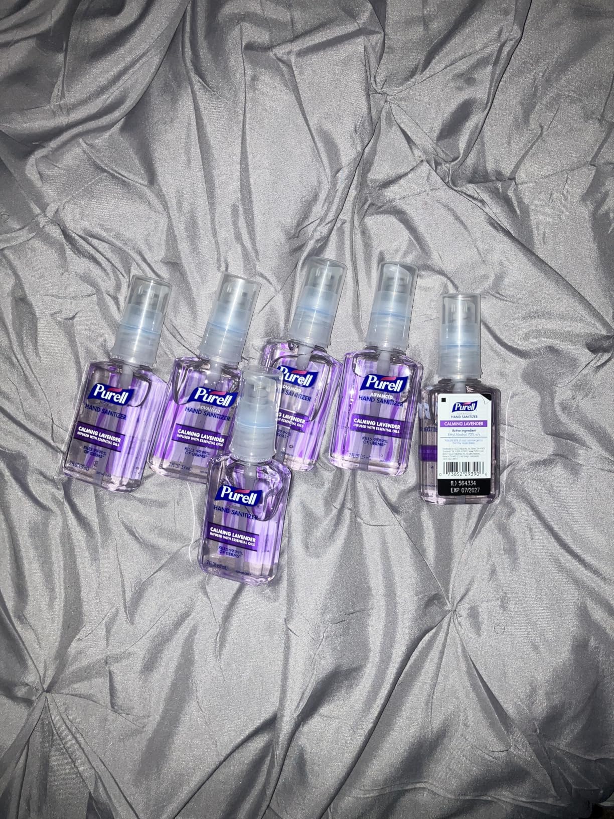 Purell Advanced Hand Sanitizer Gel Infused with Essential Oils, Calming Lavender, 2 fl oz Travel-Size Pump Bottle (Pack of 6), 3905-04-EC customer photo 2