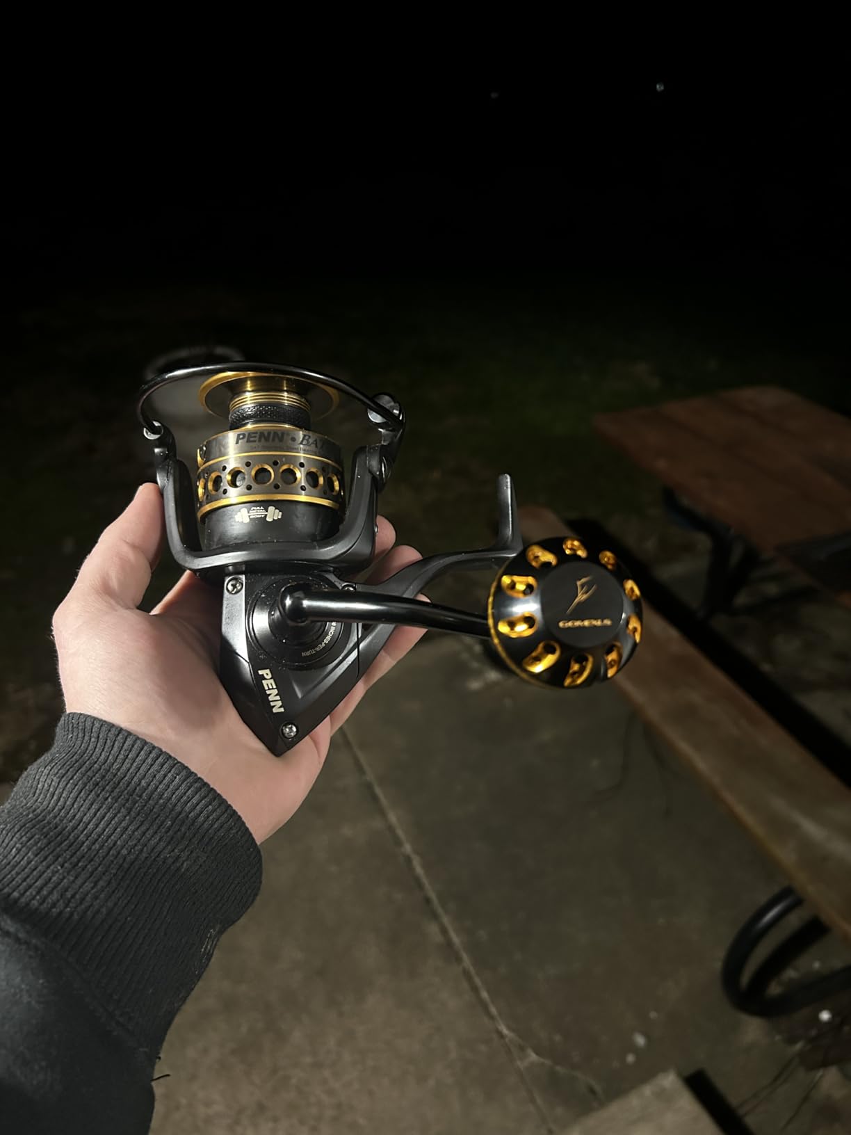 GOMEXUS Power Handle Compatible for Penn Battle III&IV Spinning Fishing Reel Replacement Crank customer photo 1