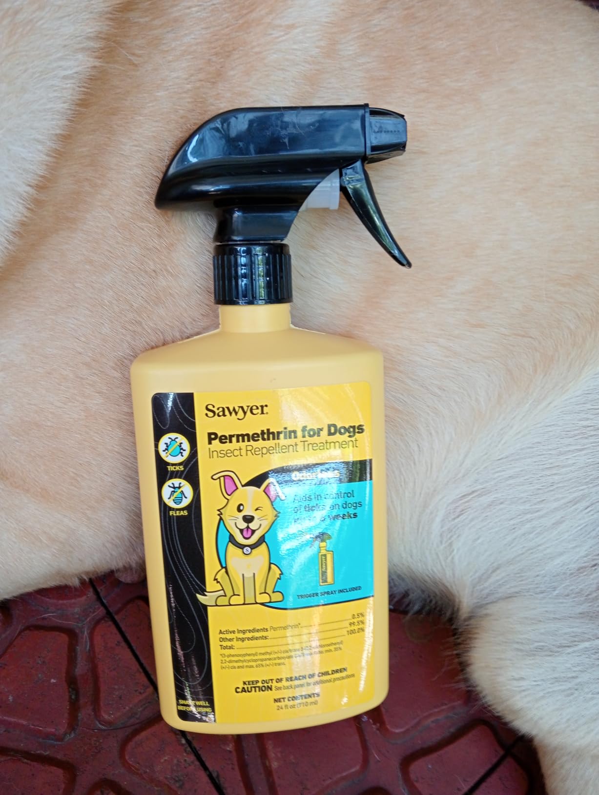 Sawyer Products SP624 Permethrin, Permethrin for Dogs Insect Repellent Treatment customer photo 1