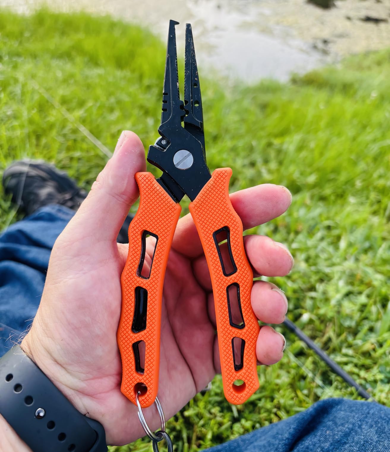 KastKing Cutthroat 7.5-inch Braid Scissors and Pliers Set - Saltwater Resistant Fishing Gear, Line Cutter, Hook Remover, Fishing Tool Set, Gift for Men customer photo 2
