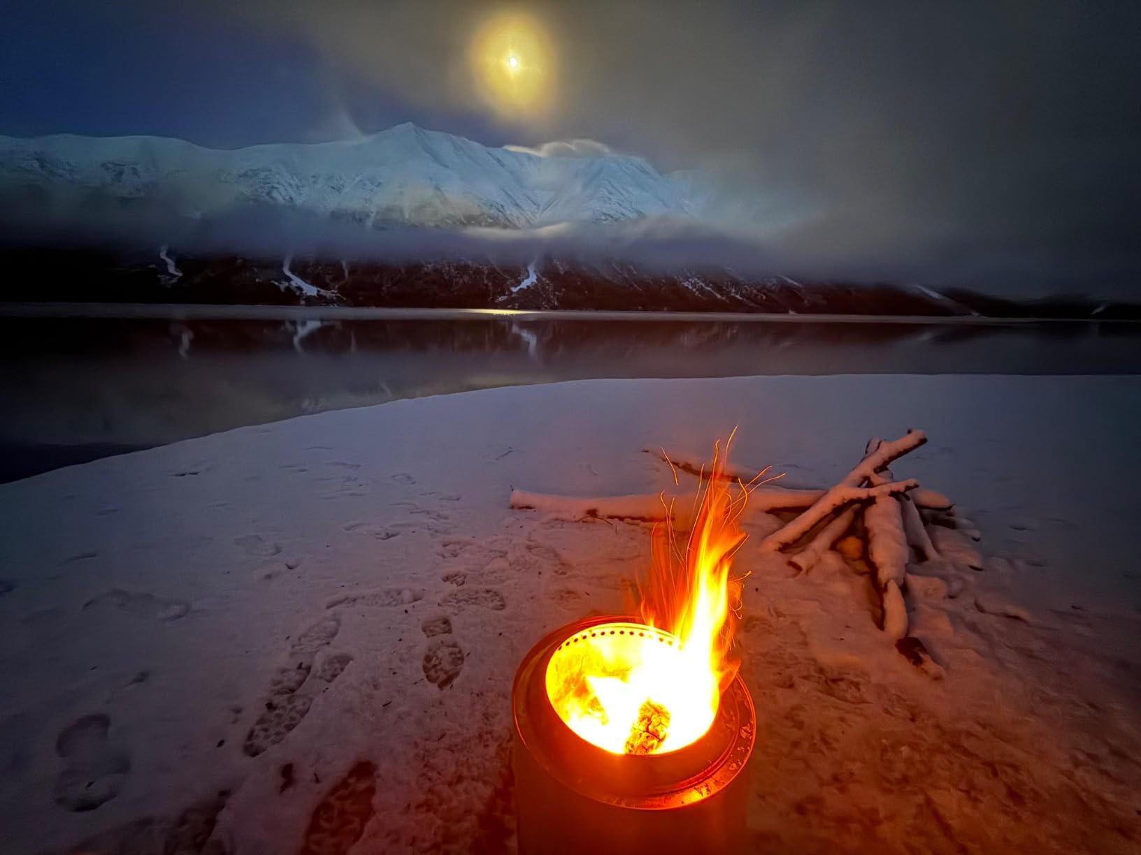 Solo Stove Ranger 2.0 with Stand - 15 Inch Smokeless Portable Fire Pit - Lightweight Outdoor Fireplace with Removable Ash Pan, Stainless Steel, Carry Case Included, Ideal for 2-4 People, 16.5 lbs customer photo 2