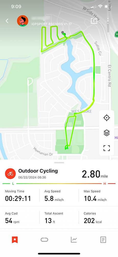 iGPSPORT BSC100S GPS Bike Computer Wireless, 2.6'' LCD Display 40H Rechargeable Waterproof Cycling Computer Bluetooth ANT+ customer photo 2
