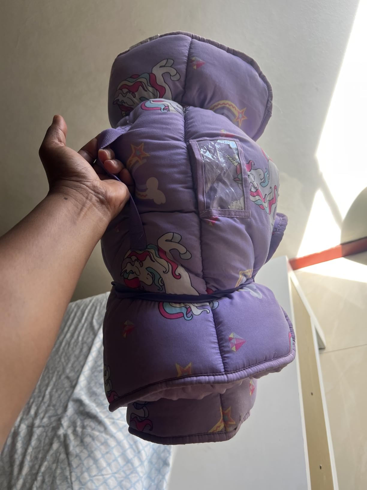 Toddler Nap Mat with Pillow, Thickened Extra Large Sleeping Bag | 55''x35'' Sleeping Mat with Blanket, Washable, Roll up, Perfect for Daycare, Preschool, Kindergarten, Boys and Girls customer photo 2