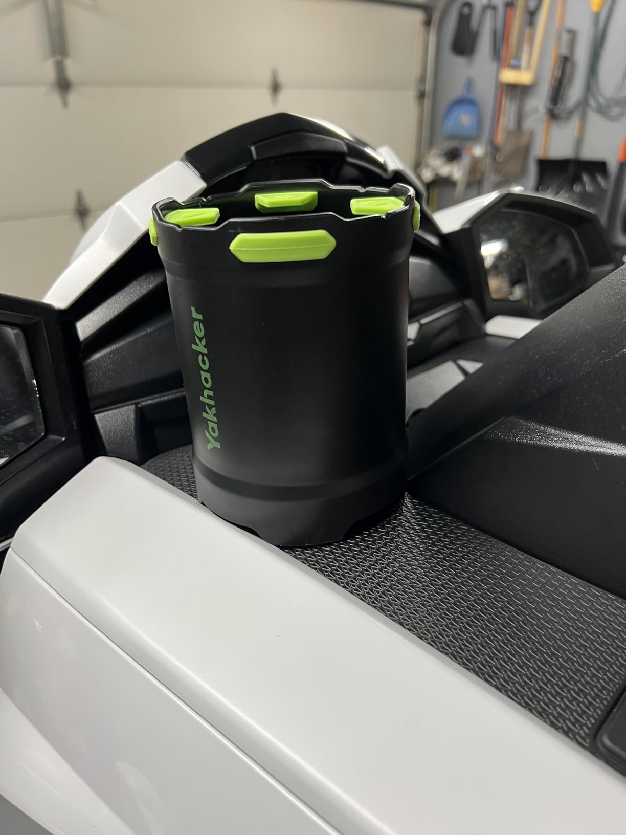 YAKHACKER Kayak Cup Holder with Rubber Tab - Multi-Functional and Anti-toppling Cup Holder for Kayak - Phone Holder, Drinks Holder, Fishing Tool, Kayak Track Mount Install customer photo 2