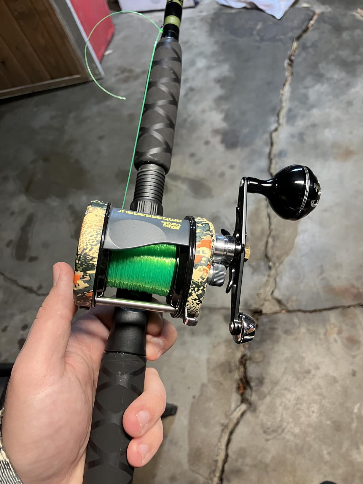 GOMEXUS Power Handle for Abu Garcia Ambassadeur C3/C4/S/SX 5000-7000 Round Fishing Reels Catfish Special Crank customer photo 2