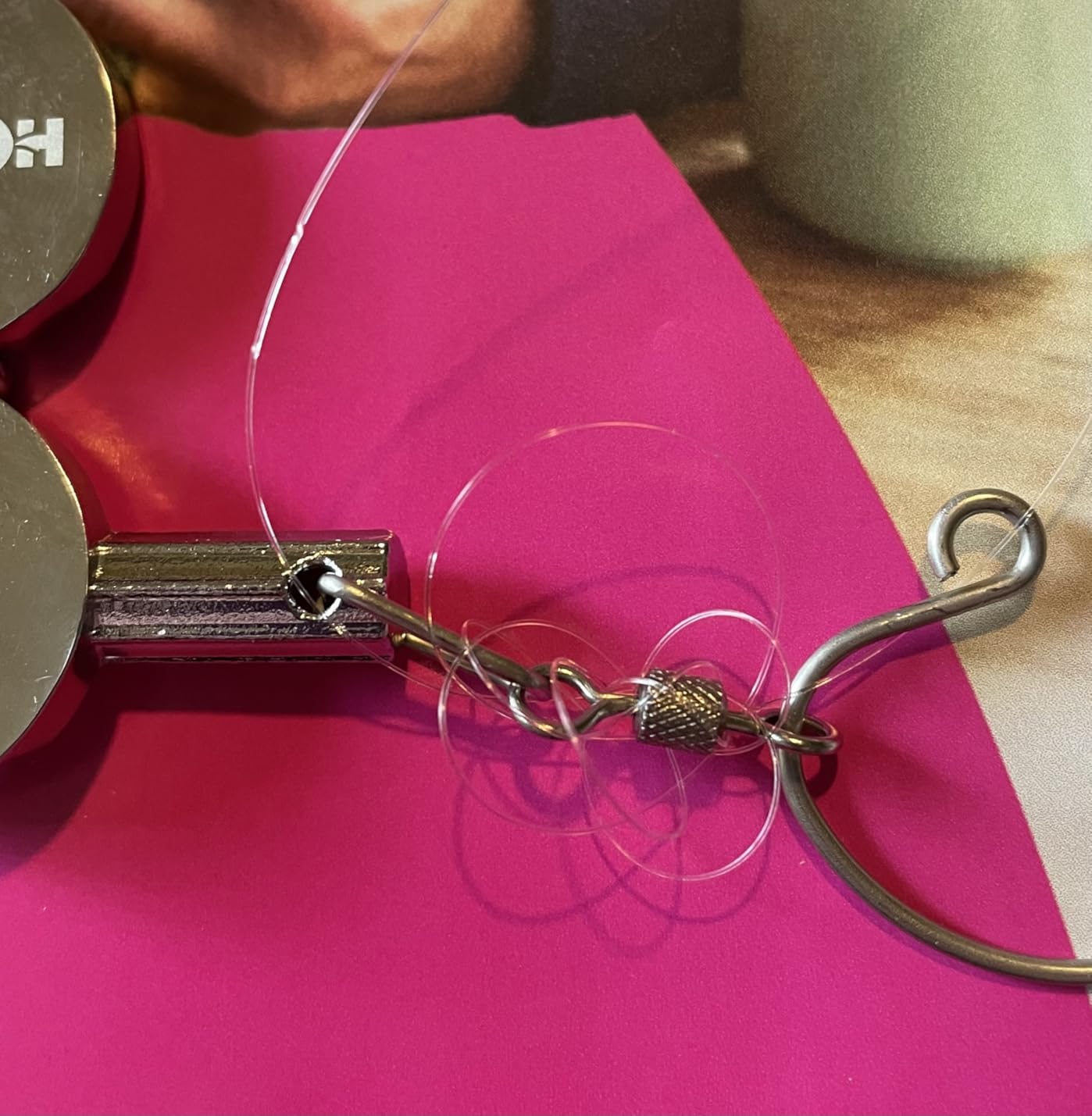 HOOK-EZE Fishing Knot Tying Tool | Protect from Fish Hooks | Tie Fishing Knots Easily | Cool Gadgets for Fishermen | Ice Fly Fishing | Fishing Accessories for Beginner Anglers | Nail Knot Tool customer photo 1