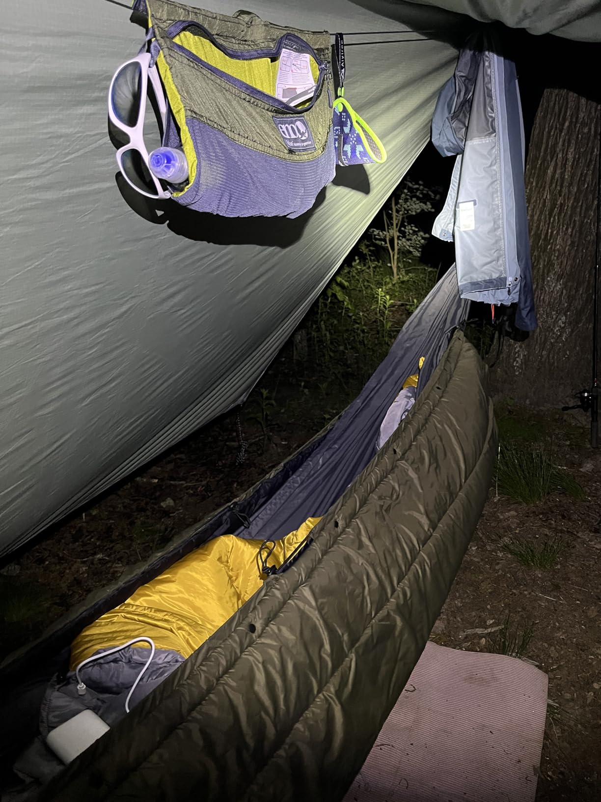 ENO Talon Hammock Organizer - Hanging Organizer for Camping & Backpacking Hammocks - Organizer Bag for Water Bottles, Travel Essentials, and Hiking Essentials customer photo 2