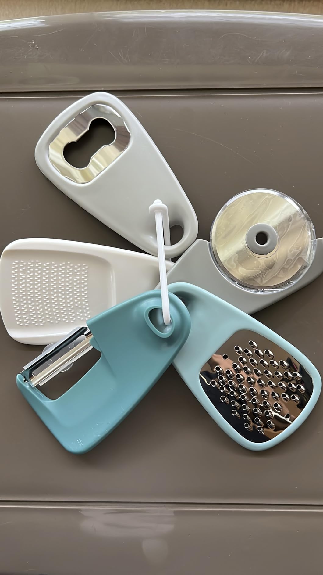Kitchen Gadgets Set 6 Pieces, Outdoor Camping Glamping Essentials | Space Saving Cooking Tools, Stackable, For Travel Trailer Motorhome, Storage bag, Portable, Gifts for RV Owners customer photo 1
