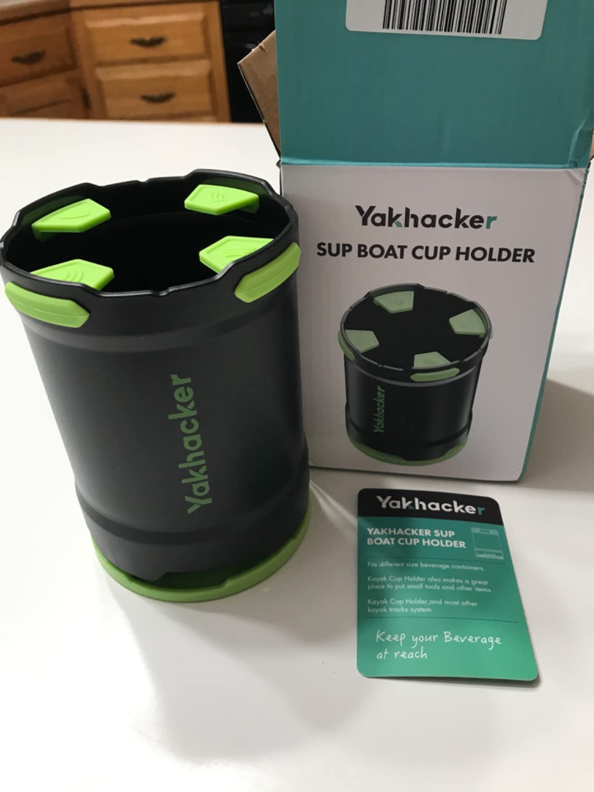 YAKHACKER SUP Paddle Board Cup Holder with Rubber Tab - Multi-Functional and Anti-toppling Cup Holder, Drinks Holder, Inflatable Paddle Board Accessories, Includes Action Mount customer photo 2