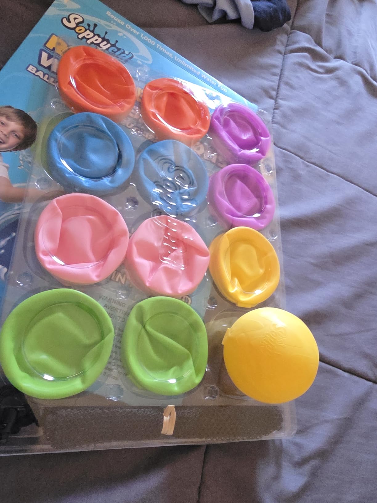 12Pcs Reusable Water Balloons, Pool Beach water Toys for Boys and Girls, Outdoor Summer Toys for Kids Ages 3-12 customer photo 2