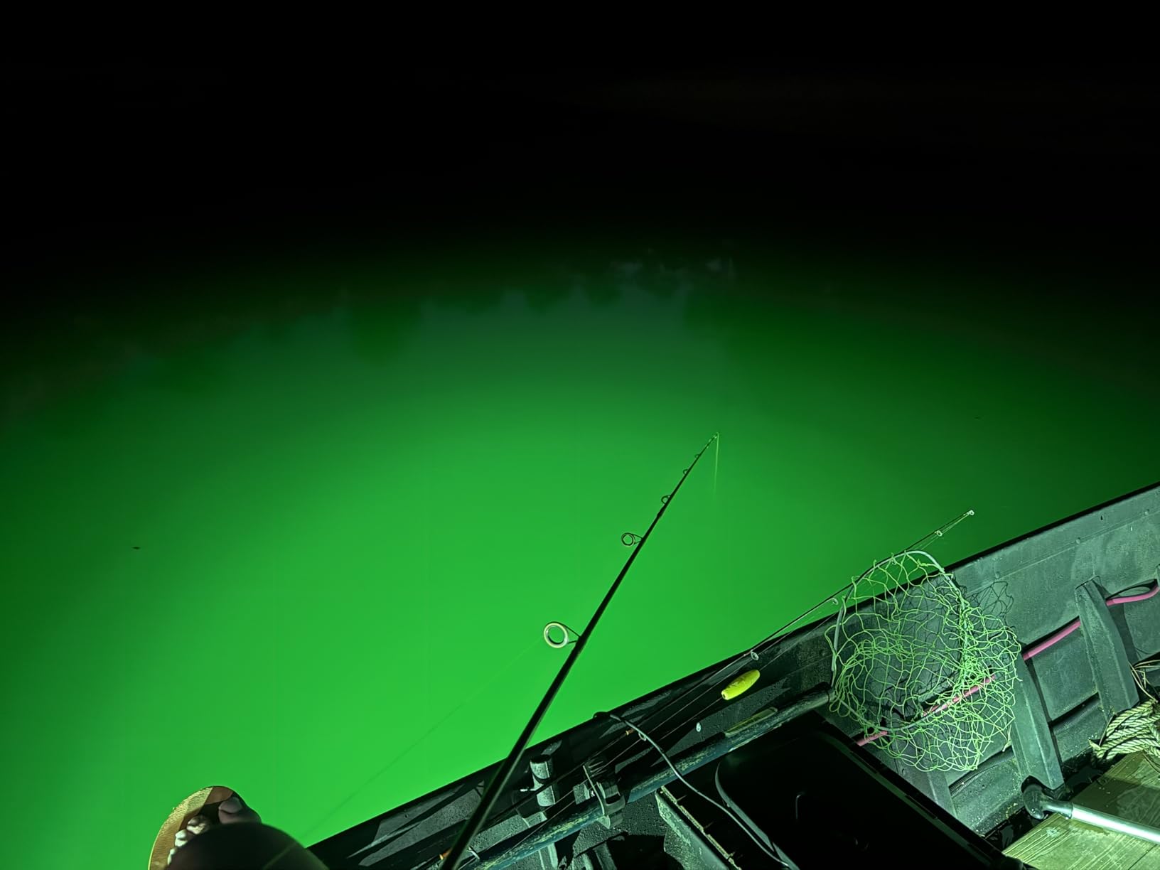 12V 10W Night Underwater Green Submersible Fishing Light | LED Fishing Attracting Crappie Light, Lure Bait, Night Green Glow Finder Lamp for Pool, Boat Sea Ice Squid Shad Shrimp customer photo 1