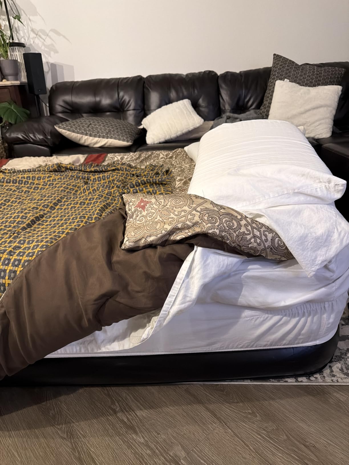 OhGeni Air Mattress Queen with Built in Pump, 18