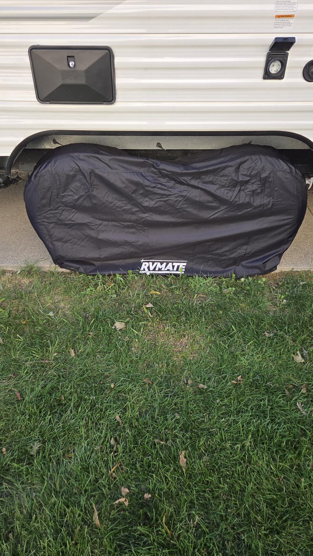 RV Tire Covers, Dual Axle Wheel Cover 2 Pack, Fits 27