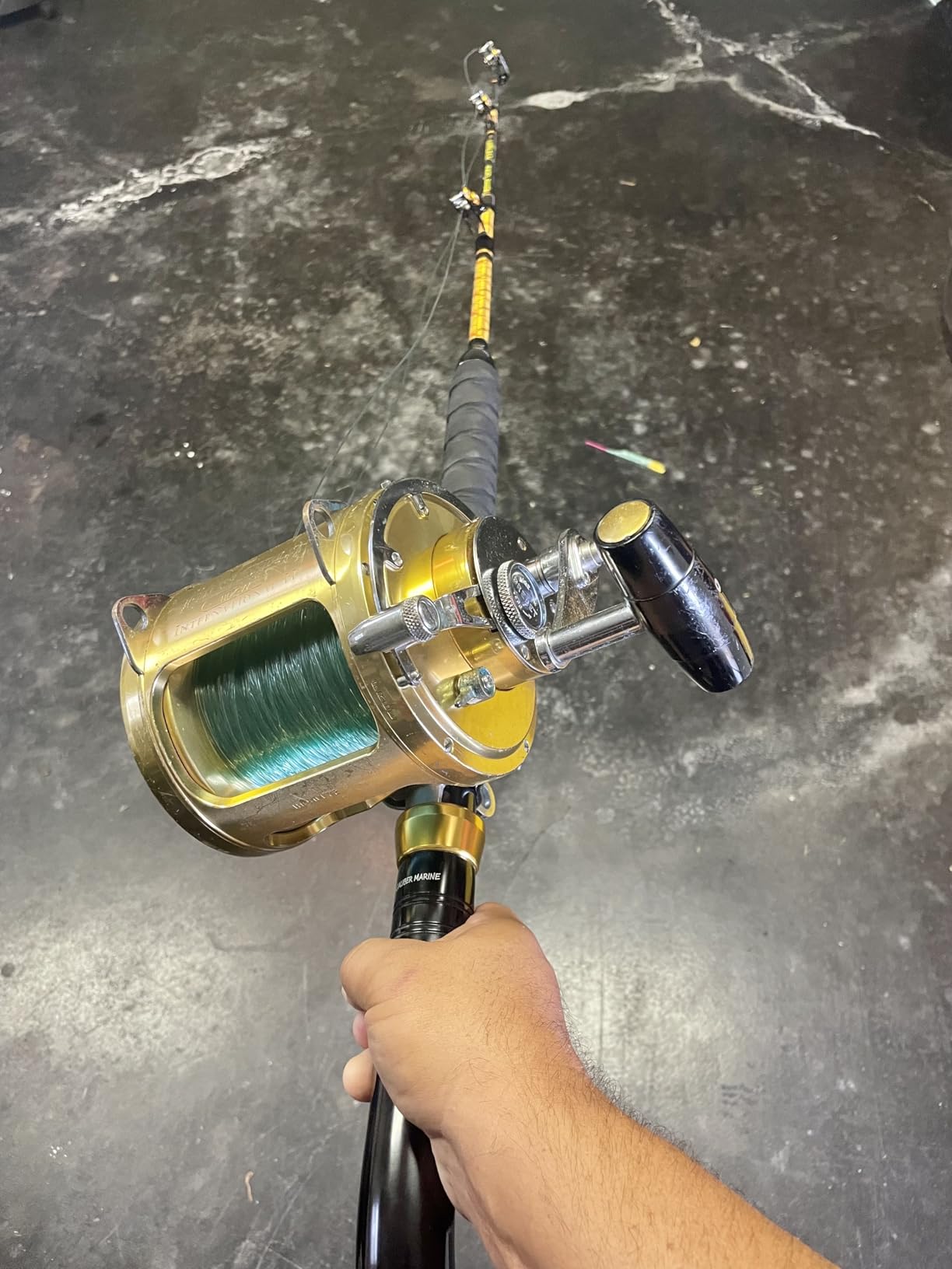 Bent But Fishing Rods Saltwater, Deep Sea Fishing Pole with Swivel Tip for Offshore and Big Game Fishing customer photo 1