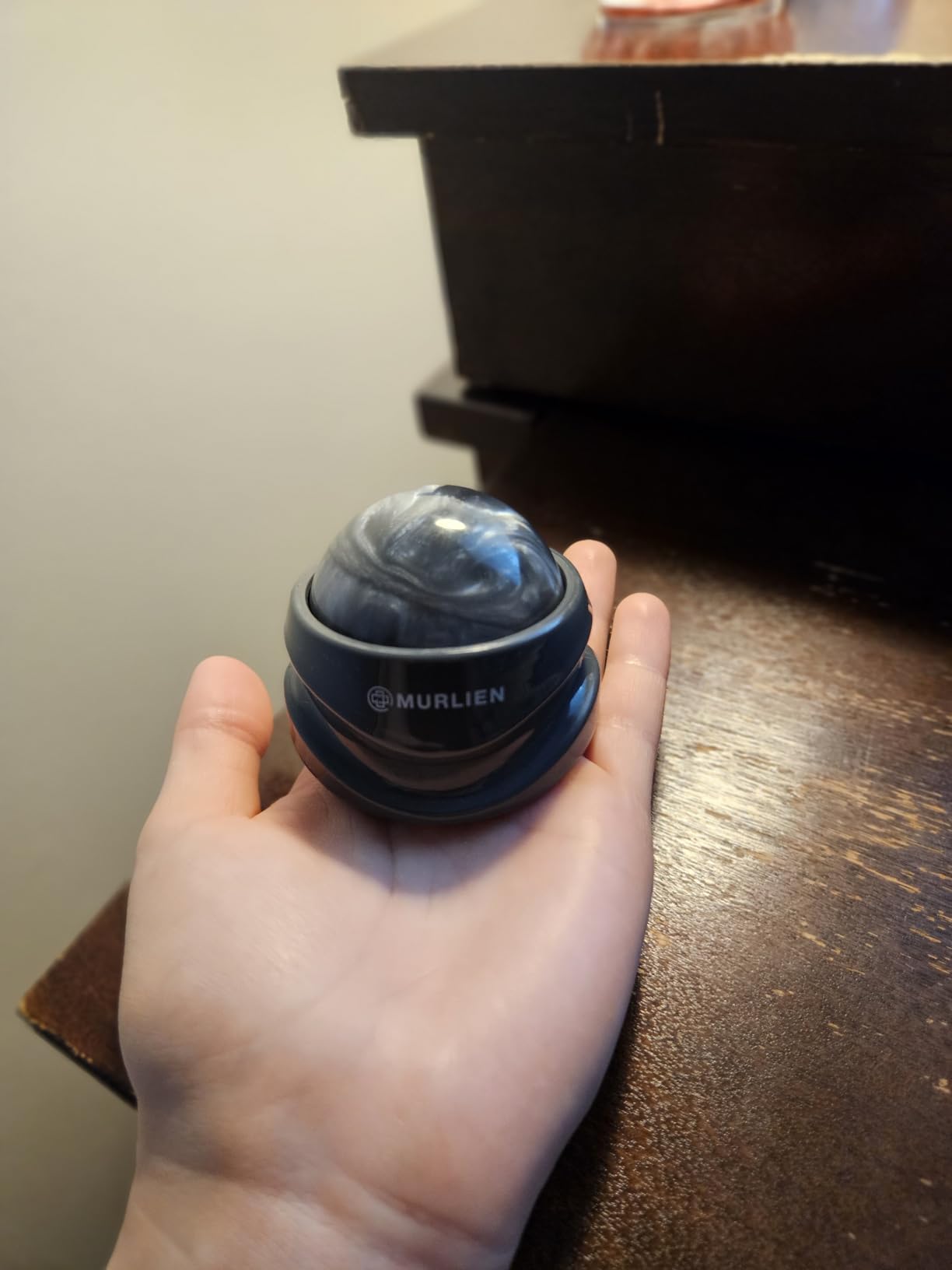 Massage Roller Ball, Tight and Sore Muscles Relief, Manual Massager, Alleviating Shoulder, Arms, Back, Legs, Calves or Muscle Tension - Gray customer photo 1