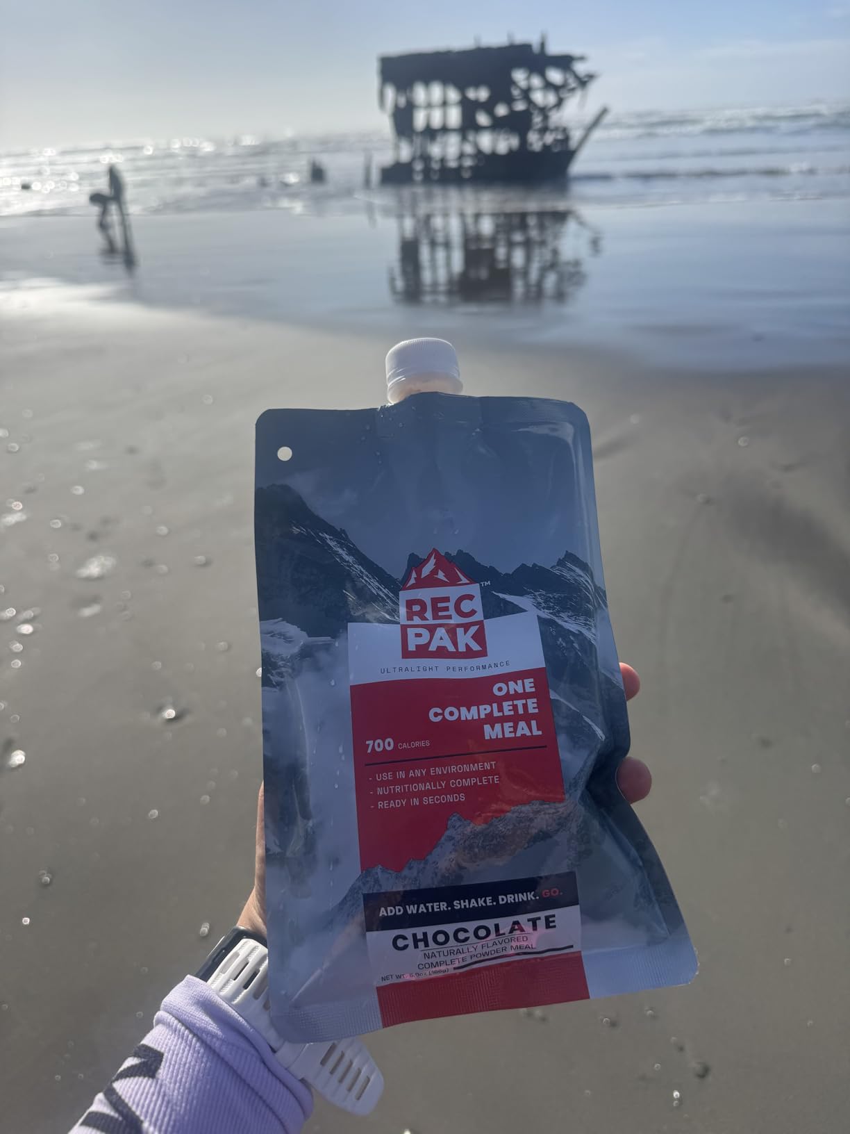 RecPak | 700 Cal, 42g Protein, Complete Nutrition for Backcountry Athletes | No-Cook Lightweight Liquid Meal | Variety Pack (3-Pack) customer photo 2