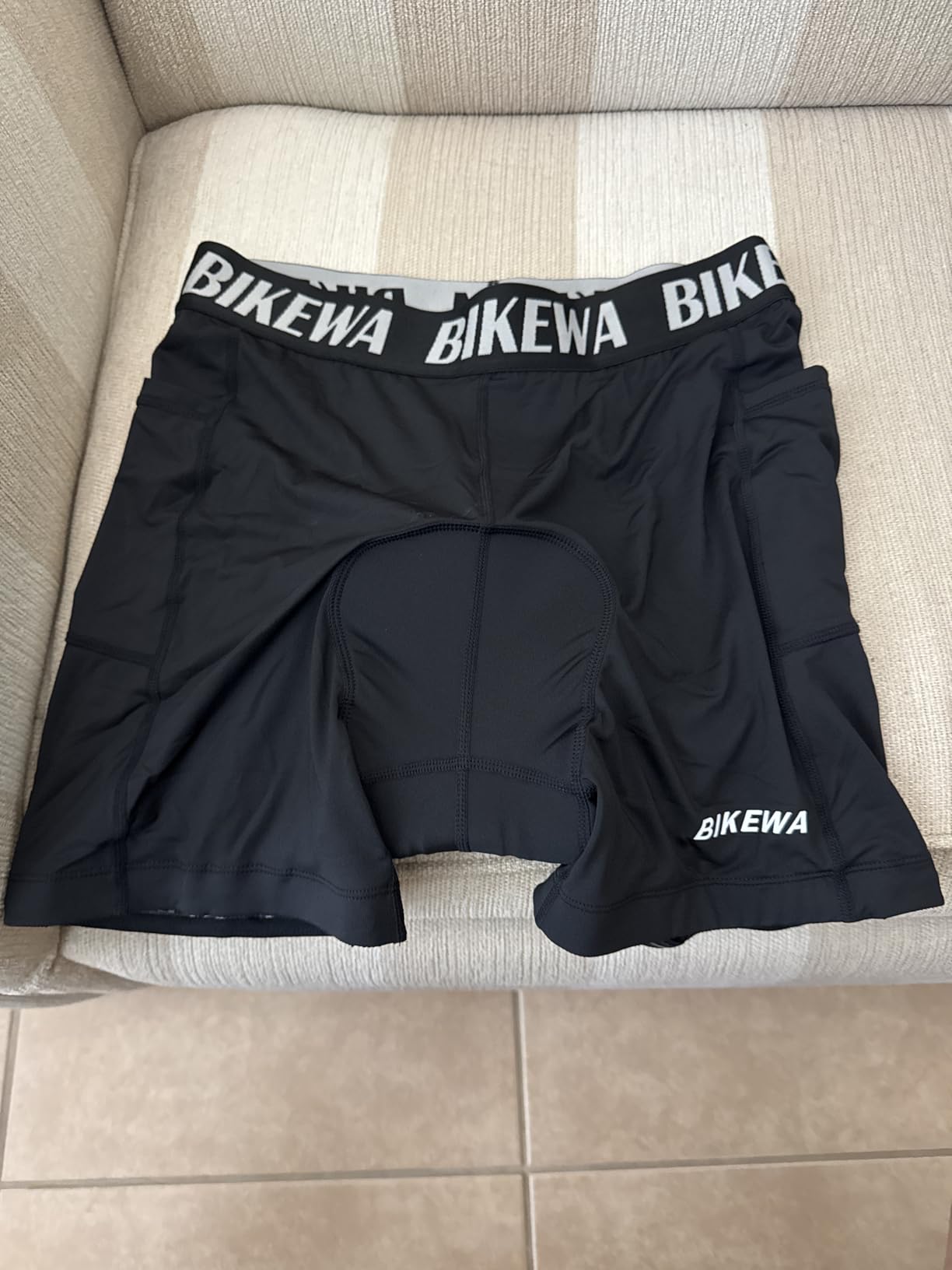 Men's 4D Padded Bike Shorts Cycling Underwear Biking Bicycle Padding Shorts for Men Side Pockets customer photo 1