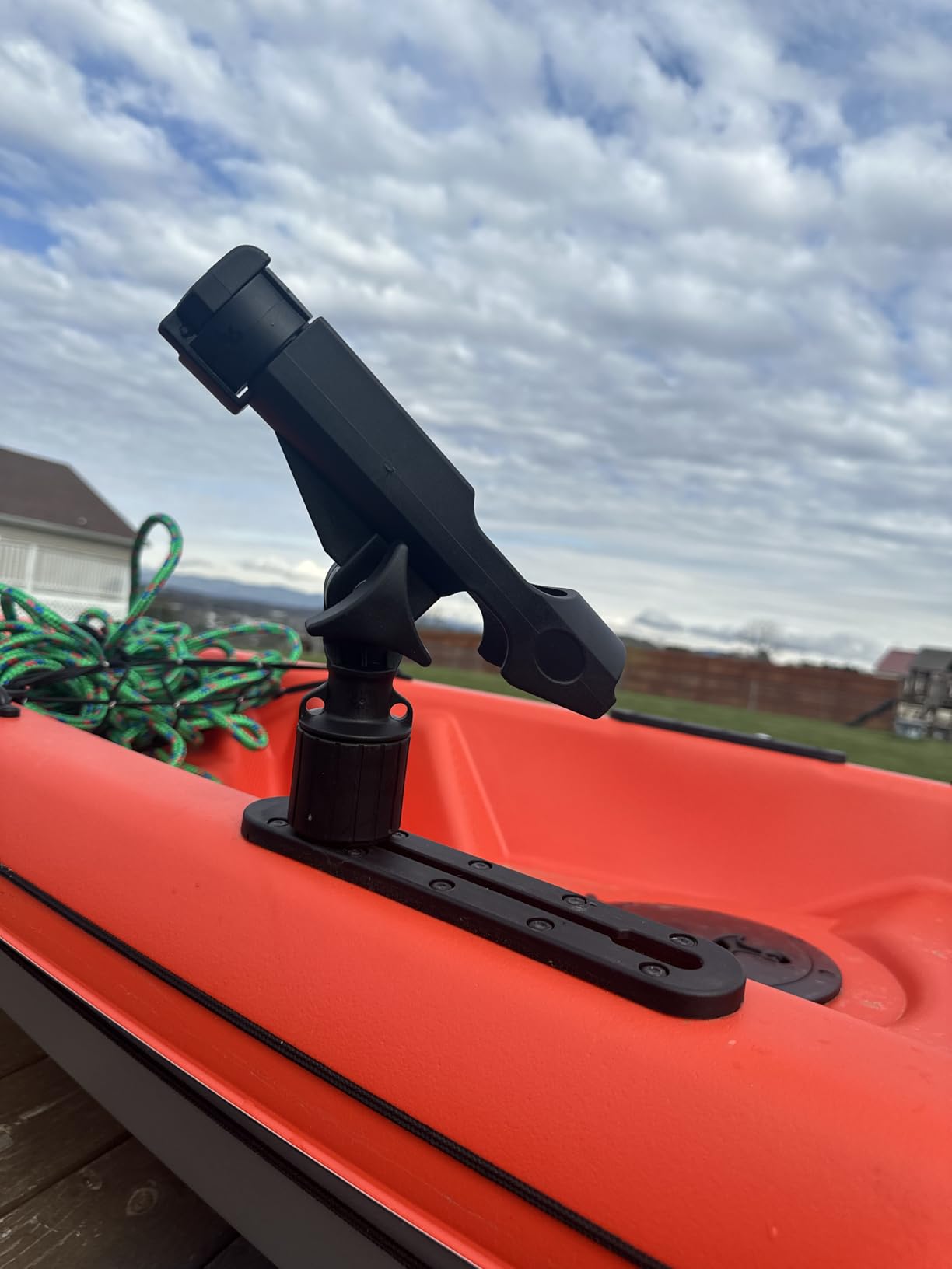 Huntury Kayak Track, Kayak Low Profile Track, Kayak Rail, Kayak Accessories Mount Track, Kayak Gear Track for Fishing Rod Holder, Fish Finder, Cup Holder, Anchor Cleats customer photo 1