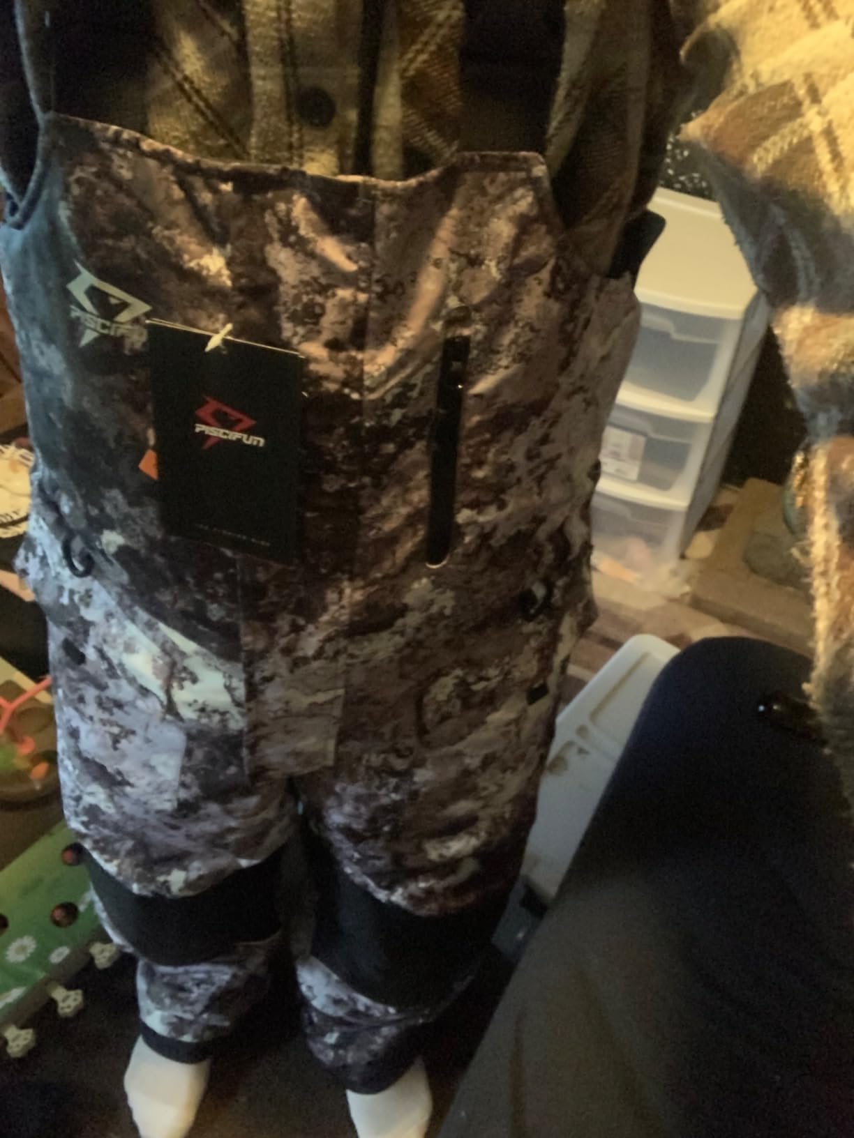 Ice Fishing Bibs with Floating Technology, Waterproof Insulated Fishing Bibs customer photo 2