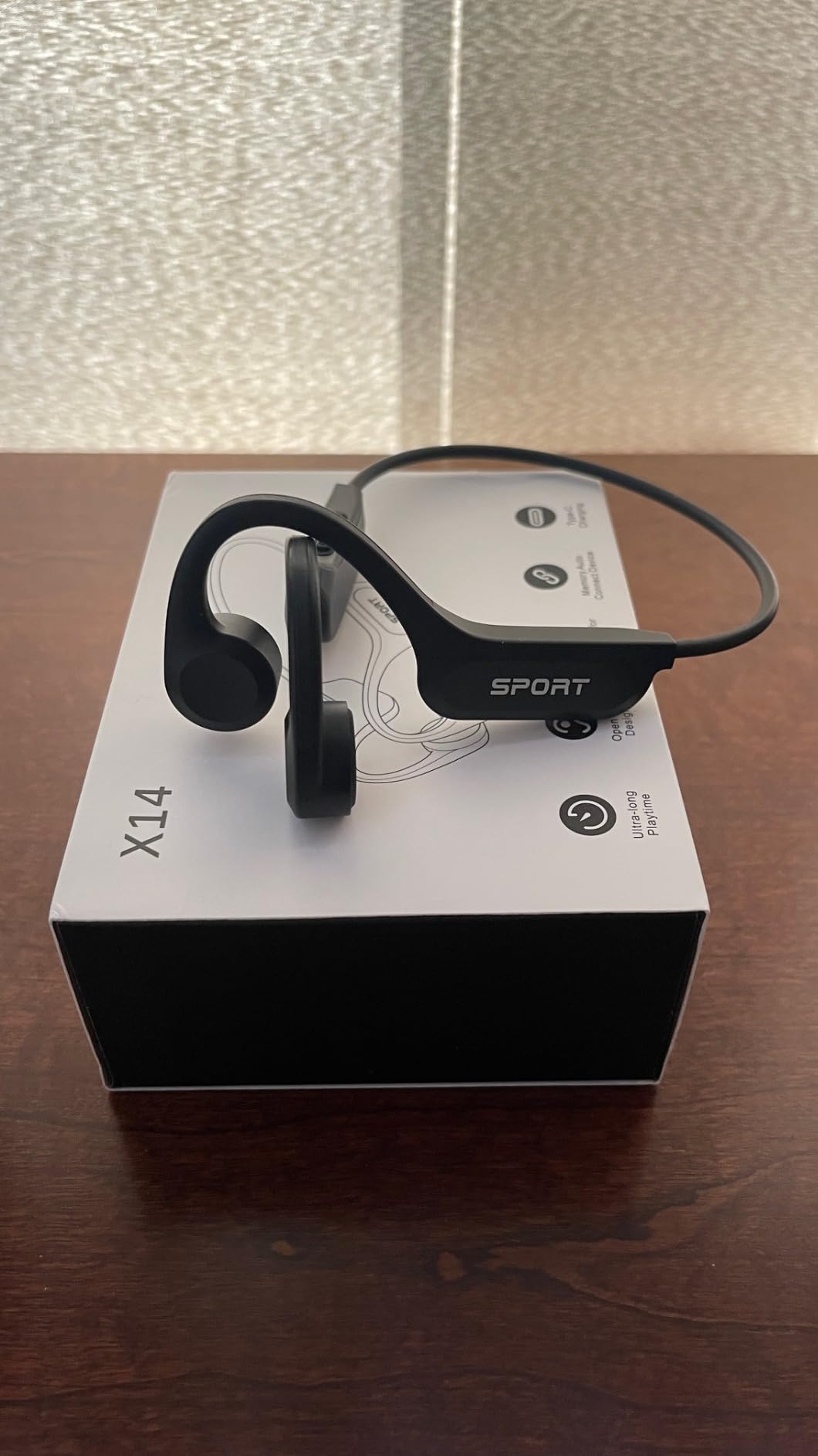 CXK Bone Conduction Headphones, Open Ear Headphones Bluetooth 6.0 with Mic - Balanced Audio, 10H Playtime, IPX6 Waterproof, Secure Fit Bone Conduction Earbuds for Workouts customer photo 2