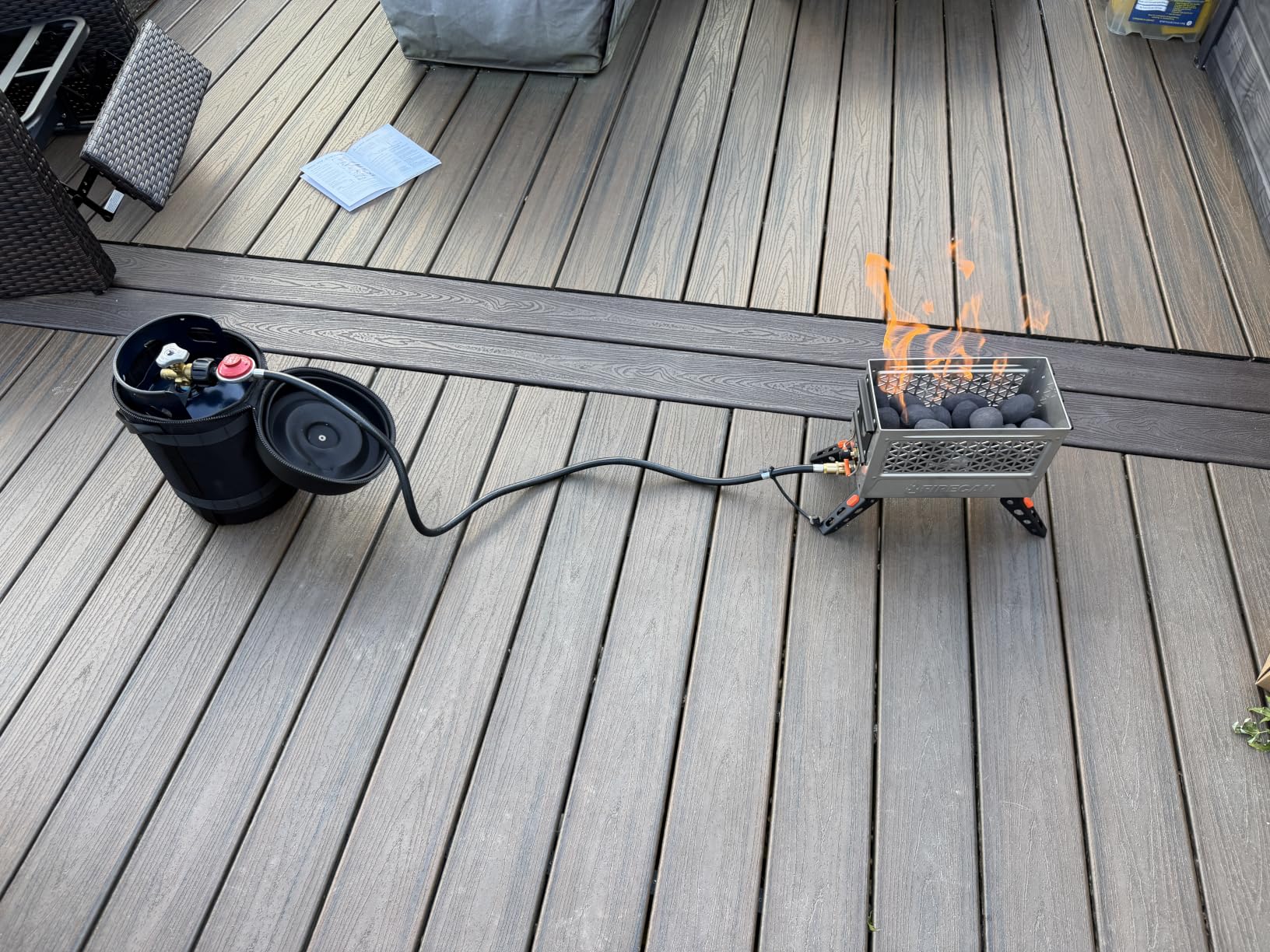 Ignik FireCan Elite High-Powered Portable Propane Fire Pit | Lightweight 55,000 BTU Propane Fire Pit for Camping, Tailgating and Overlanding (CSA-Compliant) customer photo 1