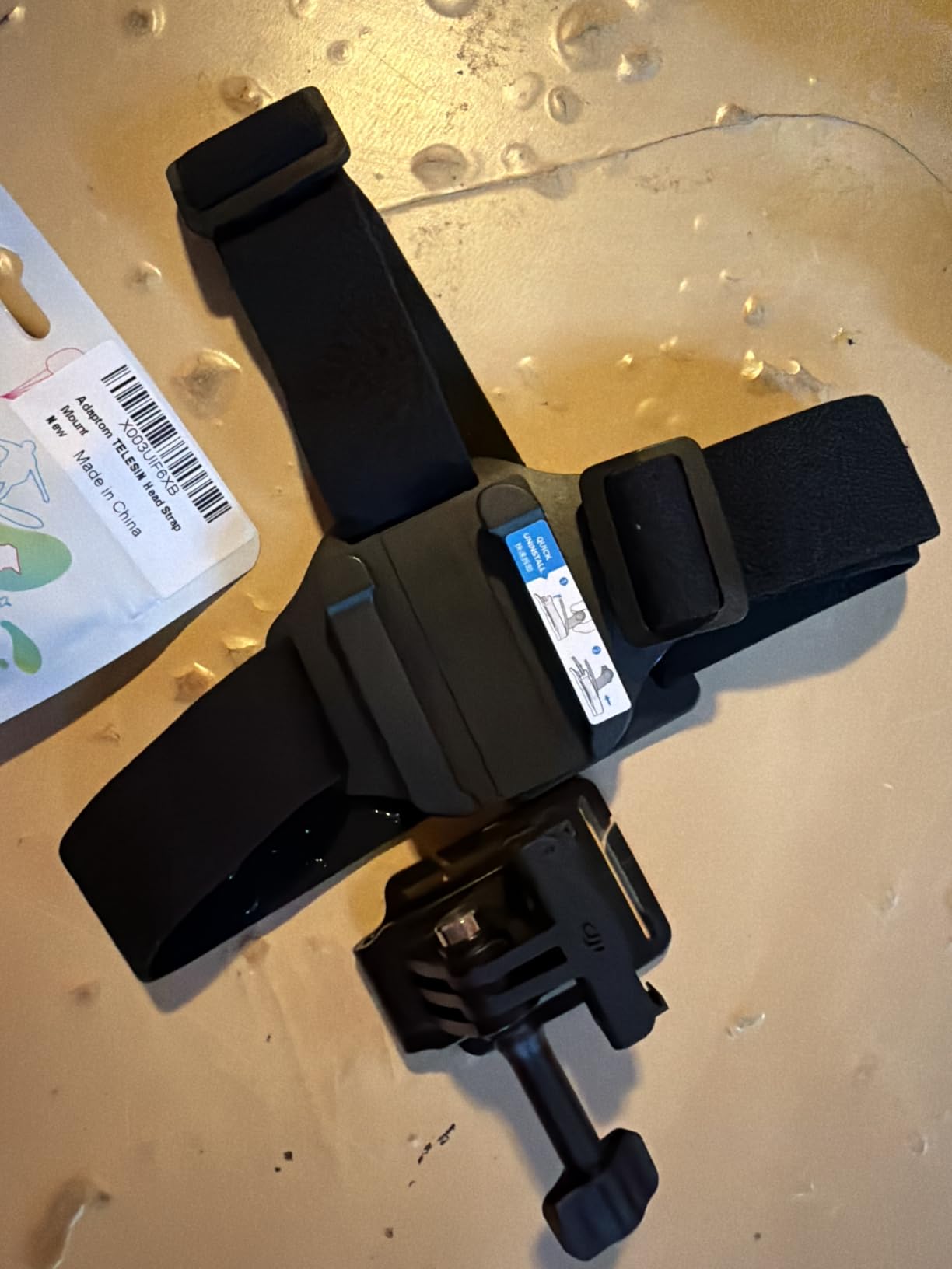 TELESIN Head Strap Mount with Cap Clip, Quick Release Head Belt Mount Compatible with GoPro Max/Hero 13/12/11/10/9/8, Insta360 X5, DJI Osmo Nano Action 5 Pro Action 4 3, AKASO and Most Action Cameras customer photo 2