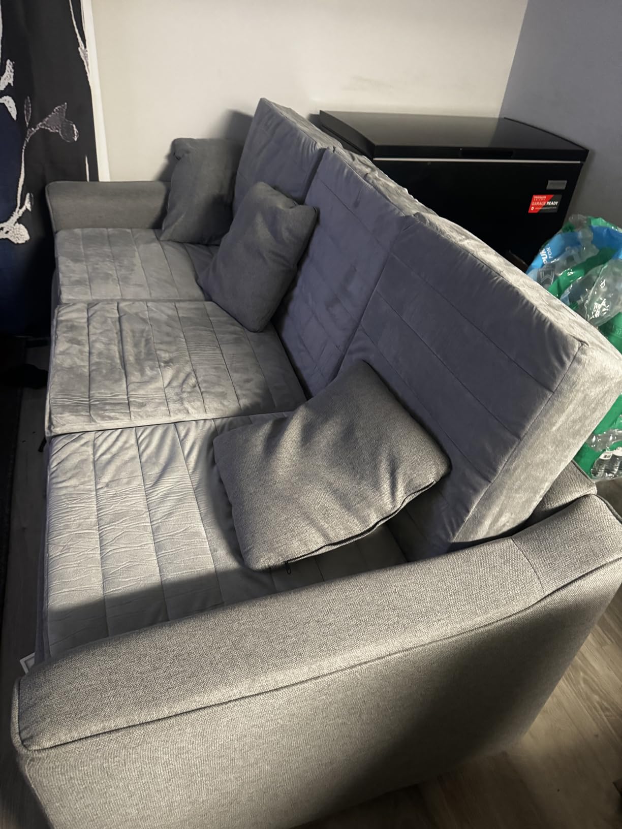 JKMAX 22 inches Floor Pillow for Adults - Large Meditation Cushion with Thick Foam & Soft Tufted Cover - Premium Outdoor Square Floor Cushion Seat customer photo 1