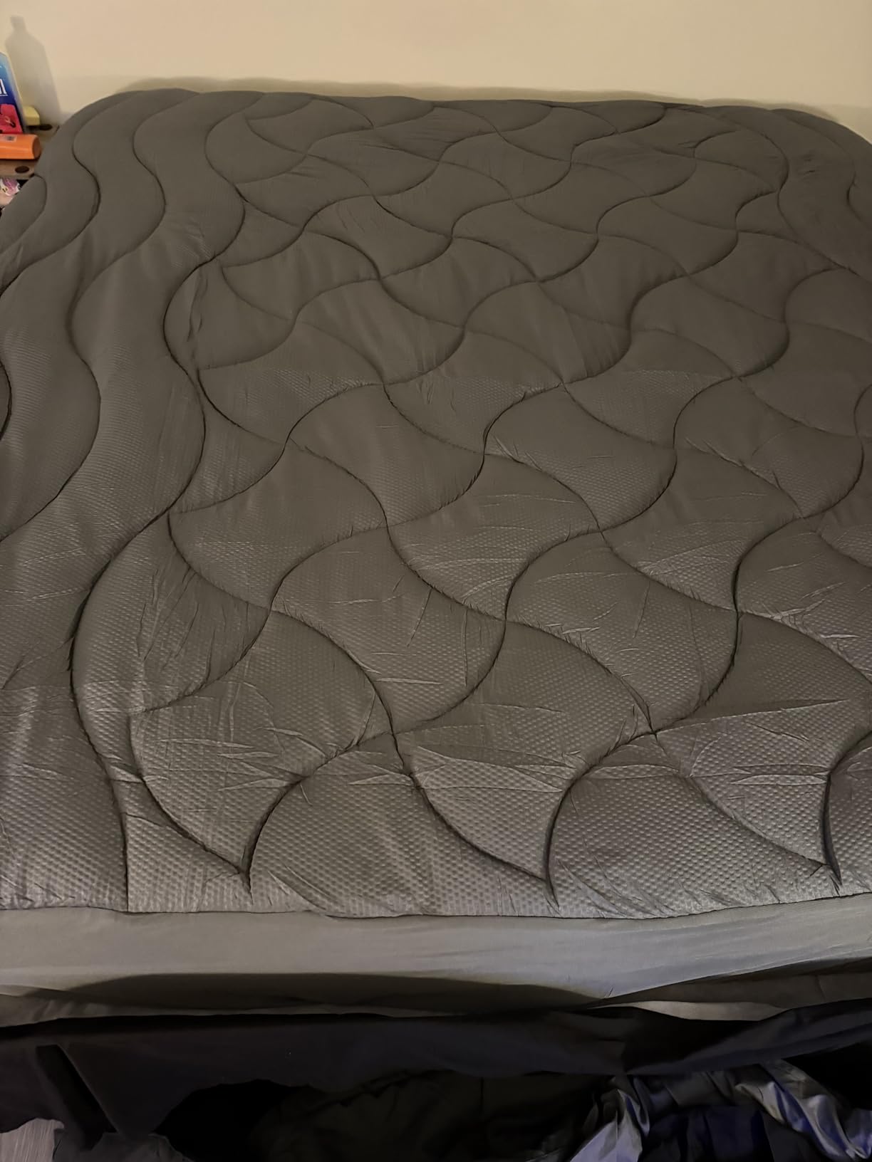 SLEEP ZONE Cooling RV Mattress Topper, Premium Zoned Cool Mattress Pad Cover, Padded Mattress Protector Breathable Washable, Deep Pocket 8-21