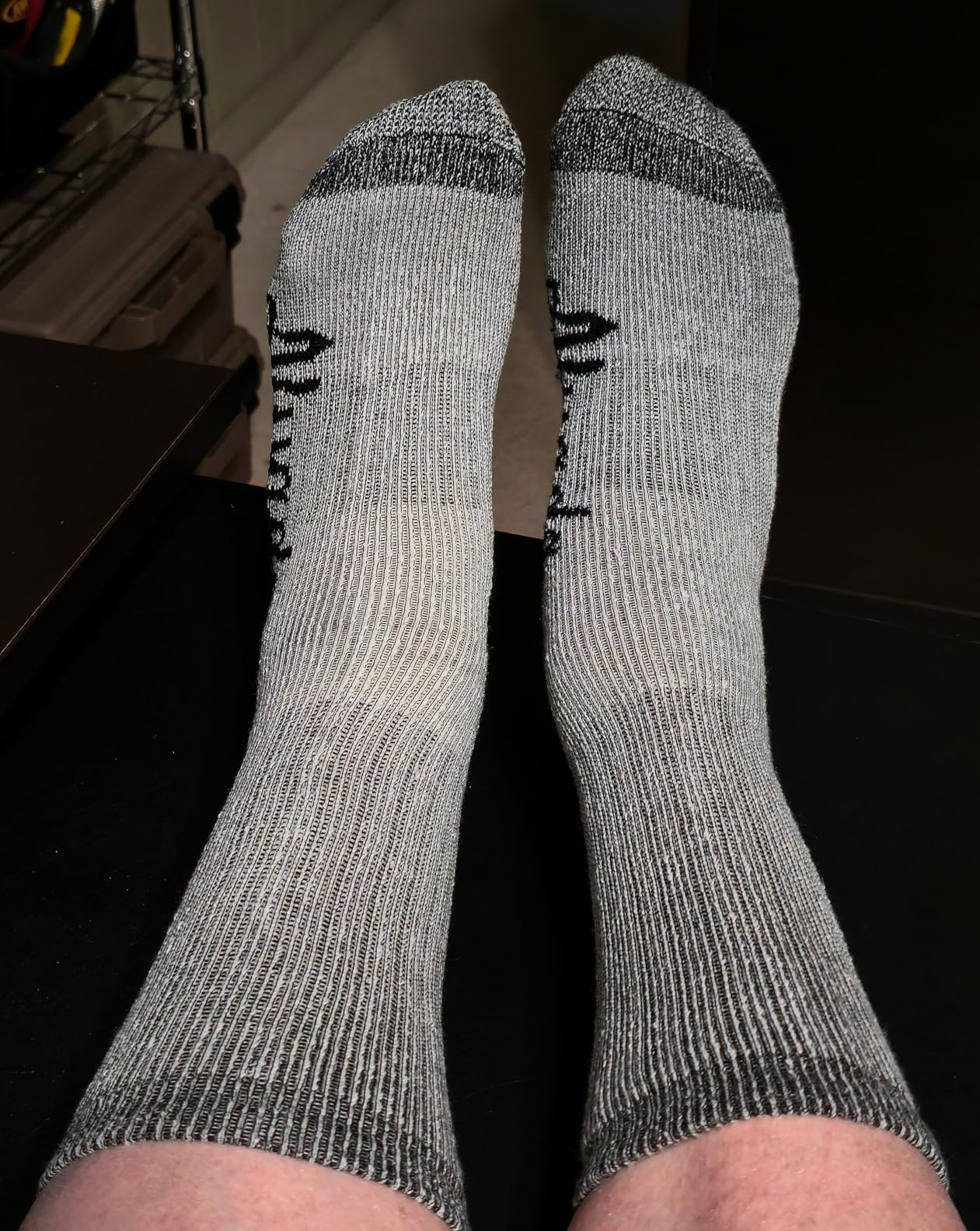 Mens Merino Wool Crew Socks Thermal and Warm Socks for Winter Work Hiking Running 3 Pairs customer photo 1