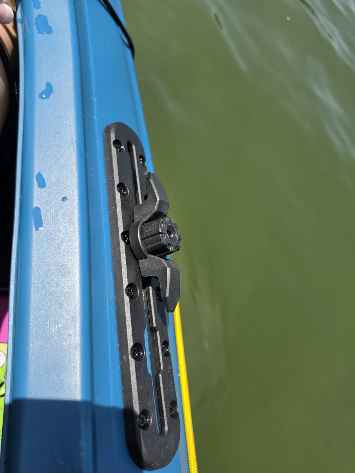 1007 Kayak Anchor Cleat Compatible with Kayak Track Light/Medium Duty Polymer Kayak Mount Track Kayak Low Profile Track Mount customer photo 1