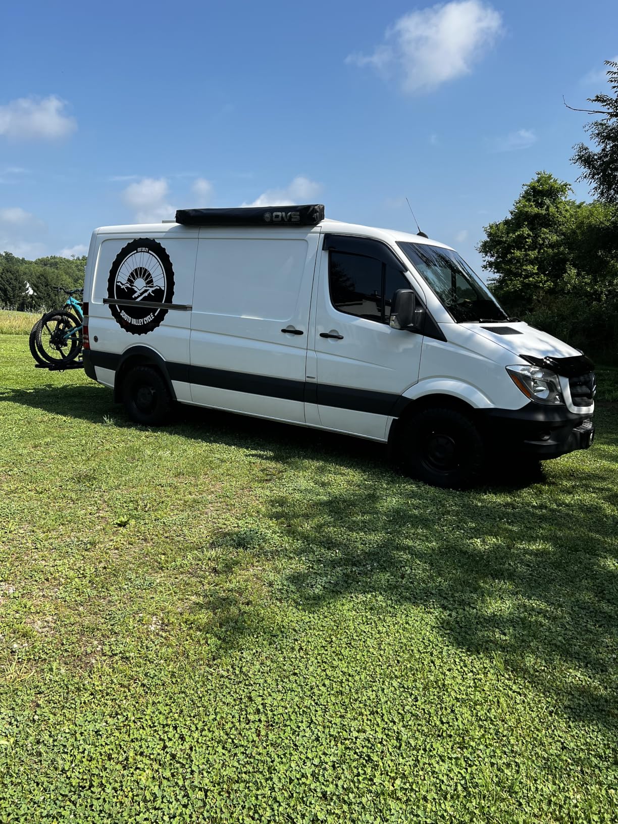Overland Vehicle Systems 19609917 HD Nomadic 180 LTE Awning Universal | 59 Sq Ft of Coverage | Dark Gray Fabric with Black Travel Cover Included | Twist and Lock Technology | Heat-Sealed Seams customer photo 2