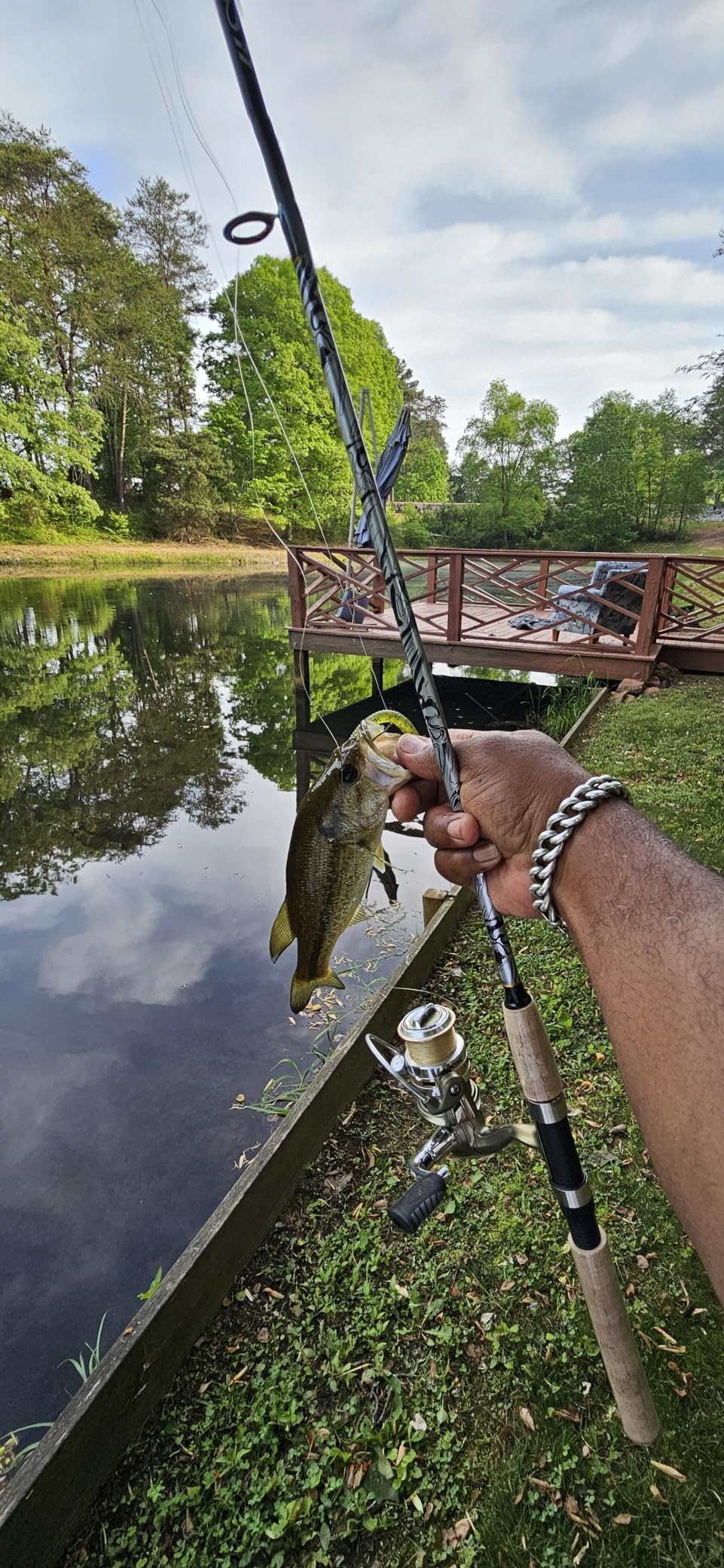 Sougayilang Spinning & Casting Rods, Strong Carbon&Glass Composite Fishing Rod with Stainless Steel Line Guides for Bass, Trout, Panfish, Catfish customer photo 1