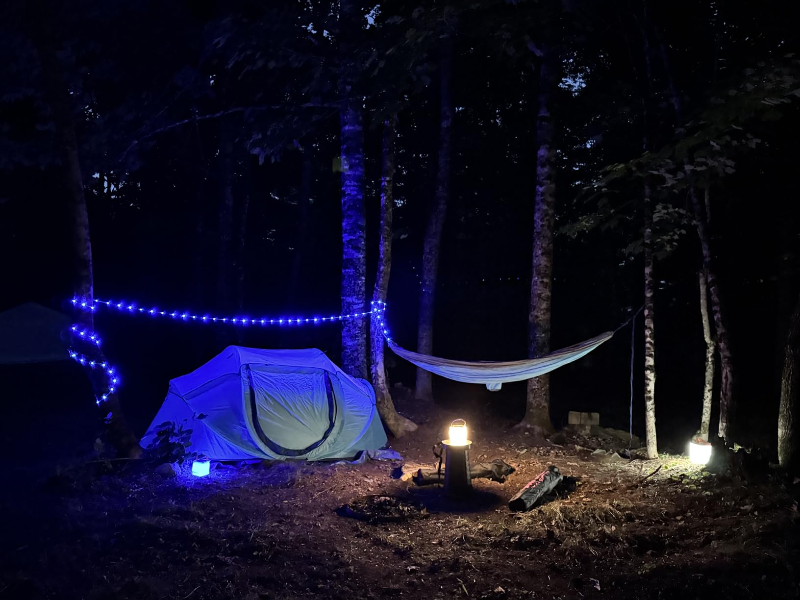 LuminAID Solar String LED Lights with Phone Charger, 32 ft | 300 Lumens, Solar & USB Rechargeable, Tent Lights for Camping, Backyard, Patio, RVs, Outdoor, Power Outages customer photo 2