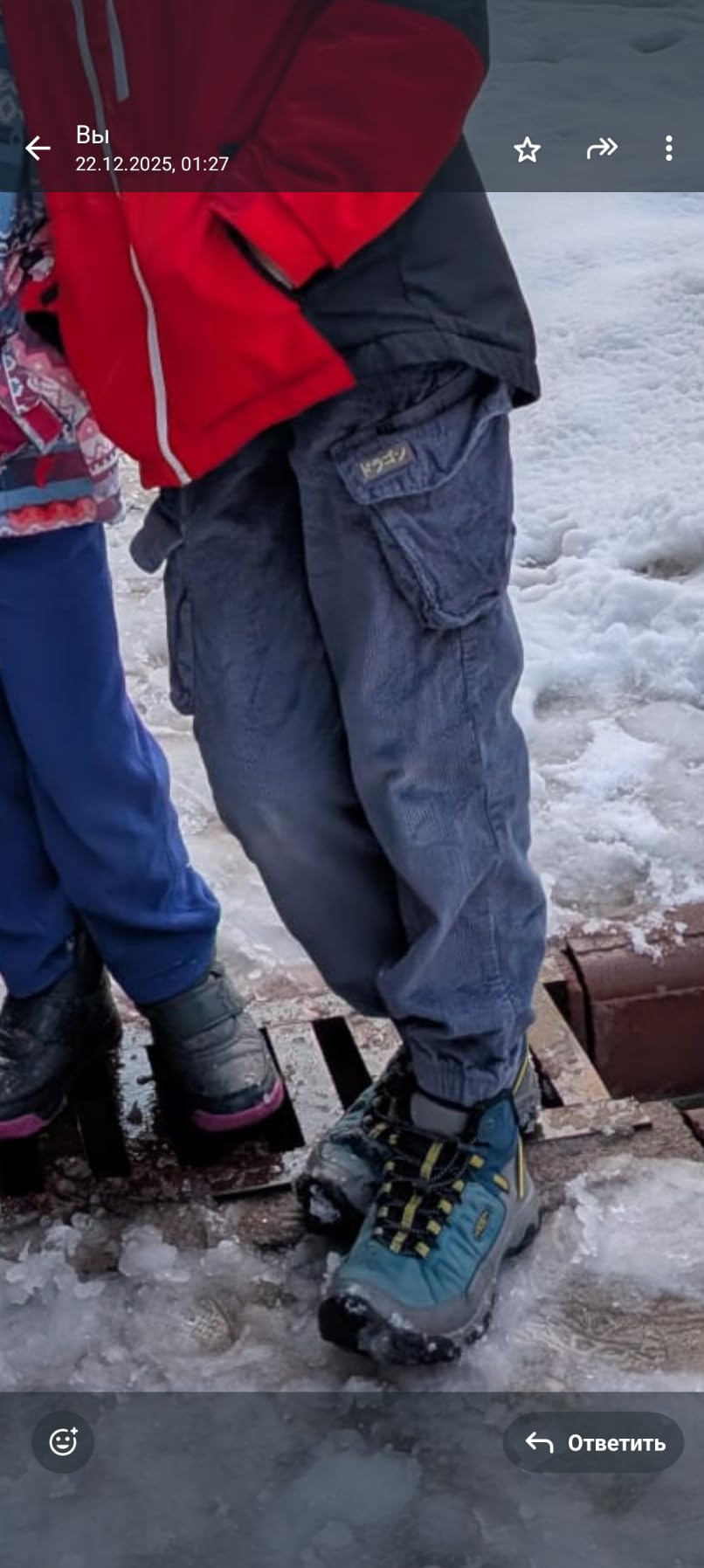 KEEN Kids Targhee 4 Mid Height Durable Comfortable Waterproof Hiking Boot (Little Kid/Big Kid) customer photo 2