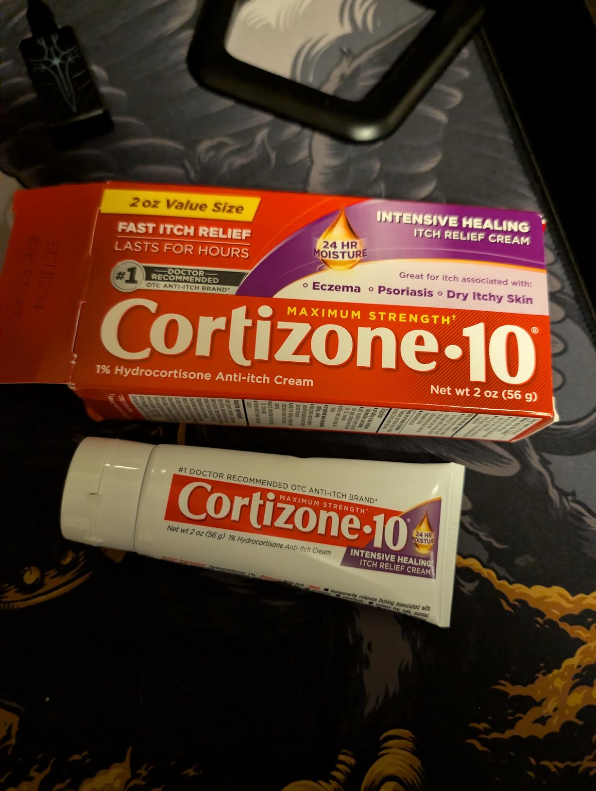 Cortizone-10 Maximum Strength Intensive Healing Itch Relief Cream, 1% Hydrocortisone, Fast-Acting, Anti-Itch Cream for Bug Bites, Rash, Eczema, Psoriasis, Poison Ivy, Oak, Sumac & More, 2 oz customer photo 2