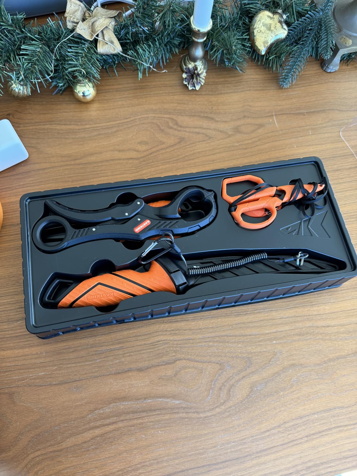 KastKing SteelStream 6pc Fishing Tool Kit - Corrosion Resistant Fishing Pliers with Lanyard, Fillet Knife, Floating Fish Lip Gripper, Fishing Braid Scissors, Tool Retractor, Fishing Gifts for Men customer photo 2