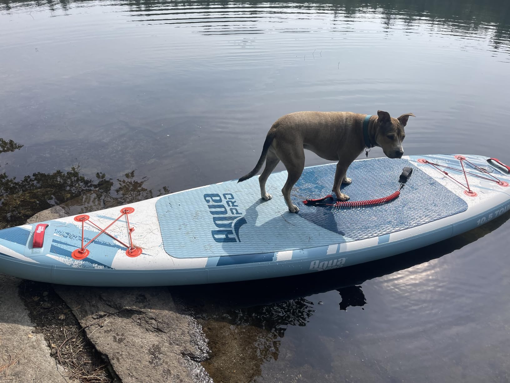 Aqua PRO Halcyon Touring Inflatable Stand-Up Paddleboard iSUP, Sleek Stable Design with Non-Slip EVA Deck, Includes Paddle, Ankle Leash, Pump and Carry/Storage Bag customer photo 2