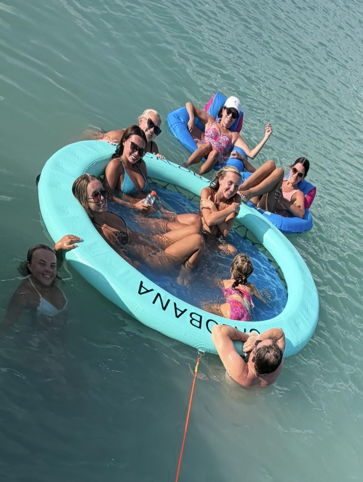 Inflatable Water Hammock for Adults Lake Party Multi Person customer photo 1