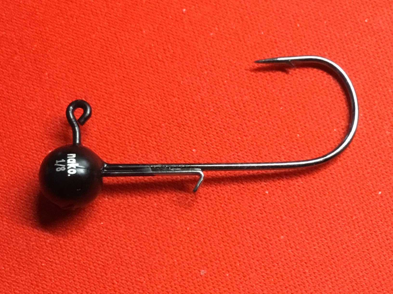Nako 200% Sensitive Tungsten Ball Jig Heads - 5 Pack - No Chip Black - Tungsten Fishing Jig Heads, 1/32, 1/16, 1/8, 3/16, 1/4, 3/8oz, Damiki Rig Jig Heads customer photo 2